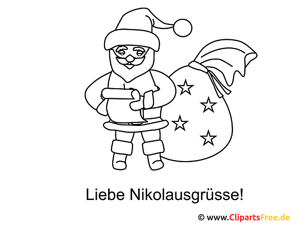 Nikolaustag Malvorlage Nikolaustag Malvorlage