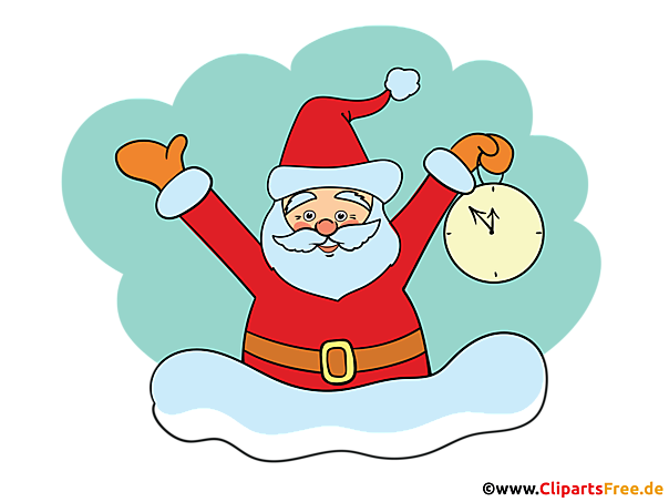 Santa Clip Art - Bilder für Lehrer und Schüler