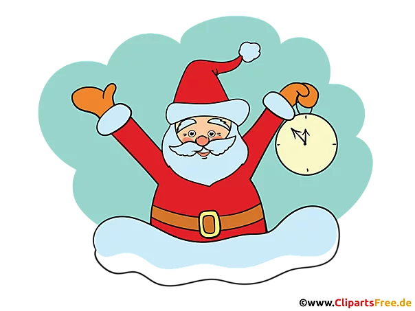 Santa Clip Art - Bilder für Lehrer und Schüler