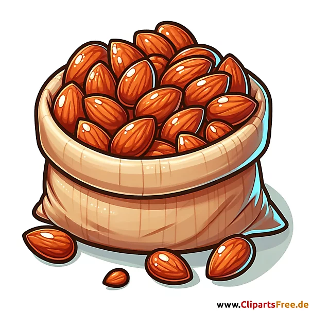 Gebrannte Mandeln Clipart