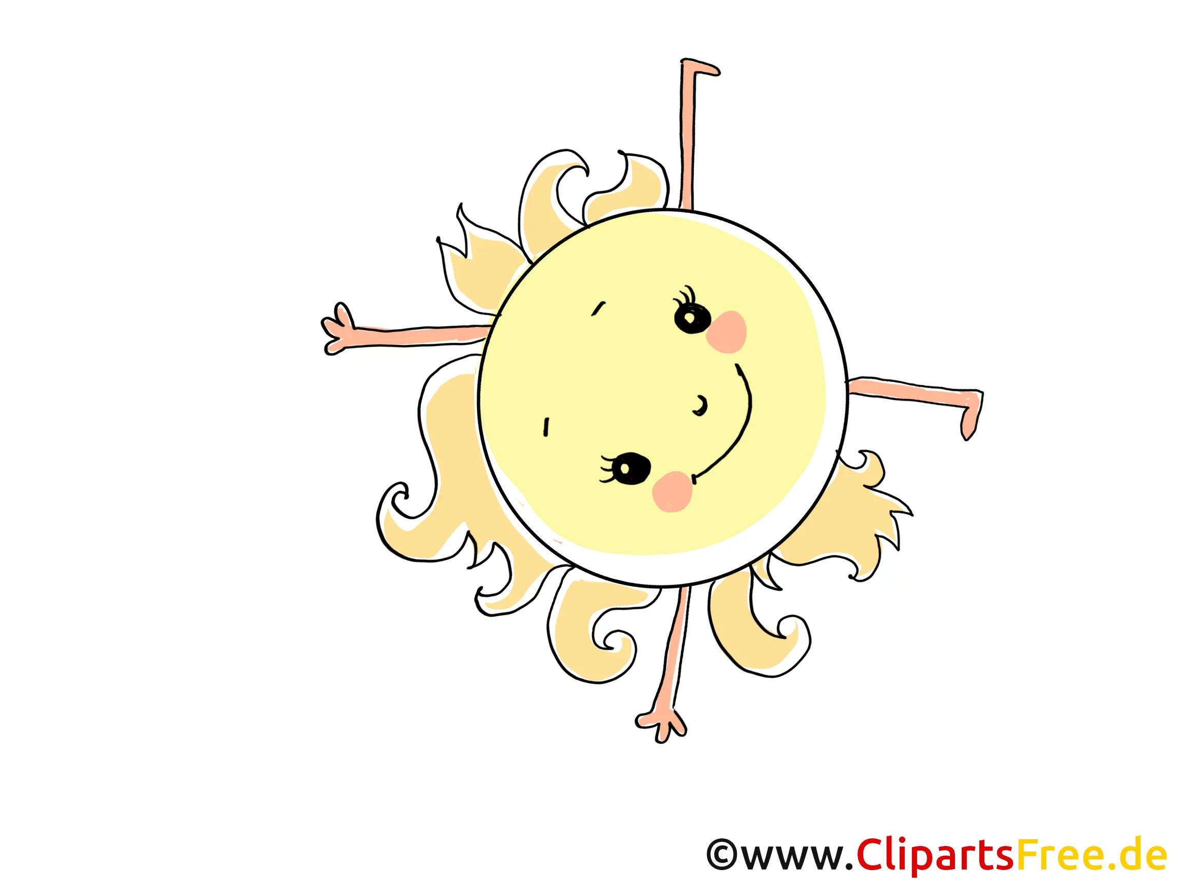 Sun clip art, image, comic, cartoon, picture free