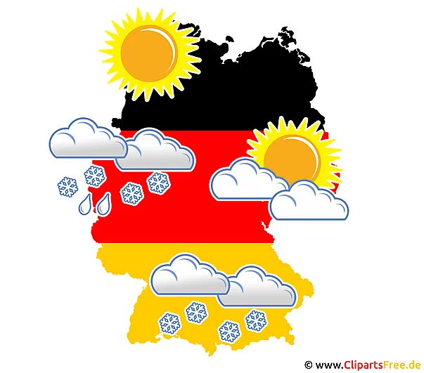 Wetter in Deutschland im Winter - PNG Wetter Clipart