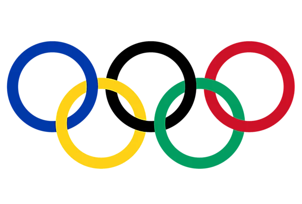 2022 Olympische Ringe Illustration kostenlos