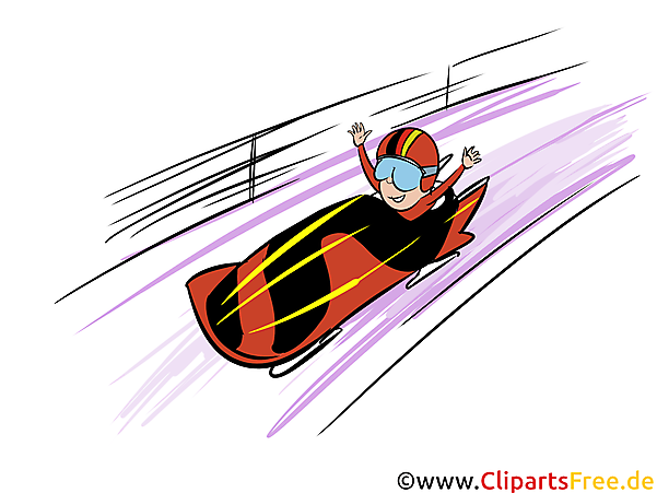 Bobsport Clipart, Bild, Illustration - Wintersportarten Bilder Bobsport Clipart, Bild, Illustration - Wintersportarten Bilder