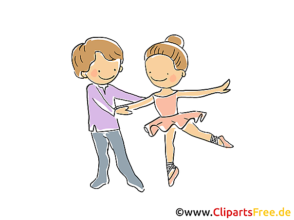 Eiskunstlauf Clipart, Bild, Comic