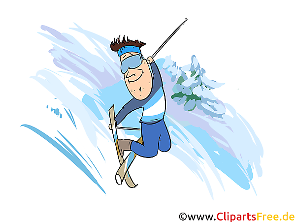 Freeskiingイラスト - ウィンタースポーツのクリップアート、画像 Freeskiingイラスト - ウィンタースポーツのクリップアート、画像