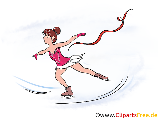 Wintersport Clipart, Bild - Eiskunstlauf Frauen Wintersport Clipart, Bild - Eiskunstlauf Frauen