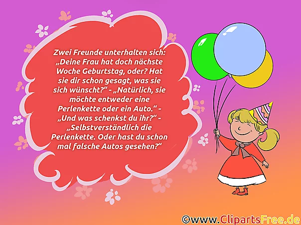 Lustige Bilder, Witze zum Geburtstag