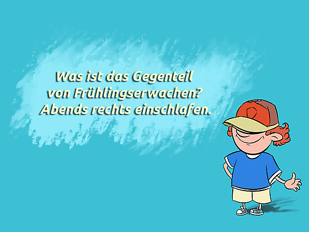 Frühling Witz, Scherzfrage Frühling Witz, Scherzfrage