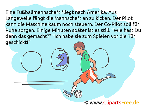 Fussballspieler im Flugzeug Witz - Die besten Witze über Fußball Fussballspieler im Flugzeug Witz - Die besten Witze über Fußball