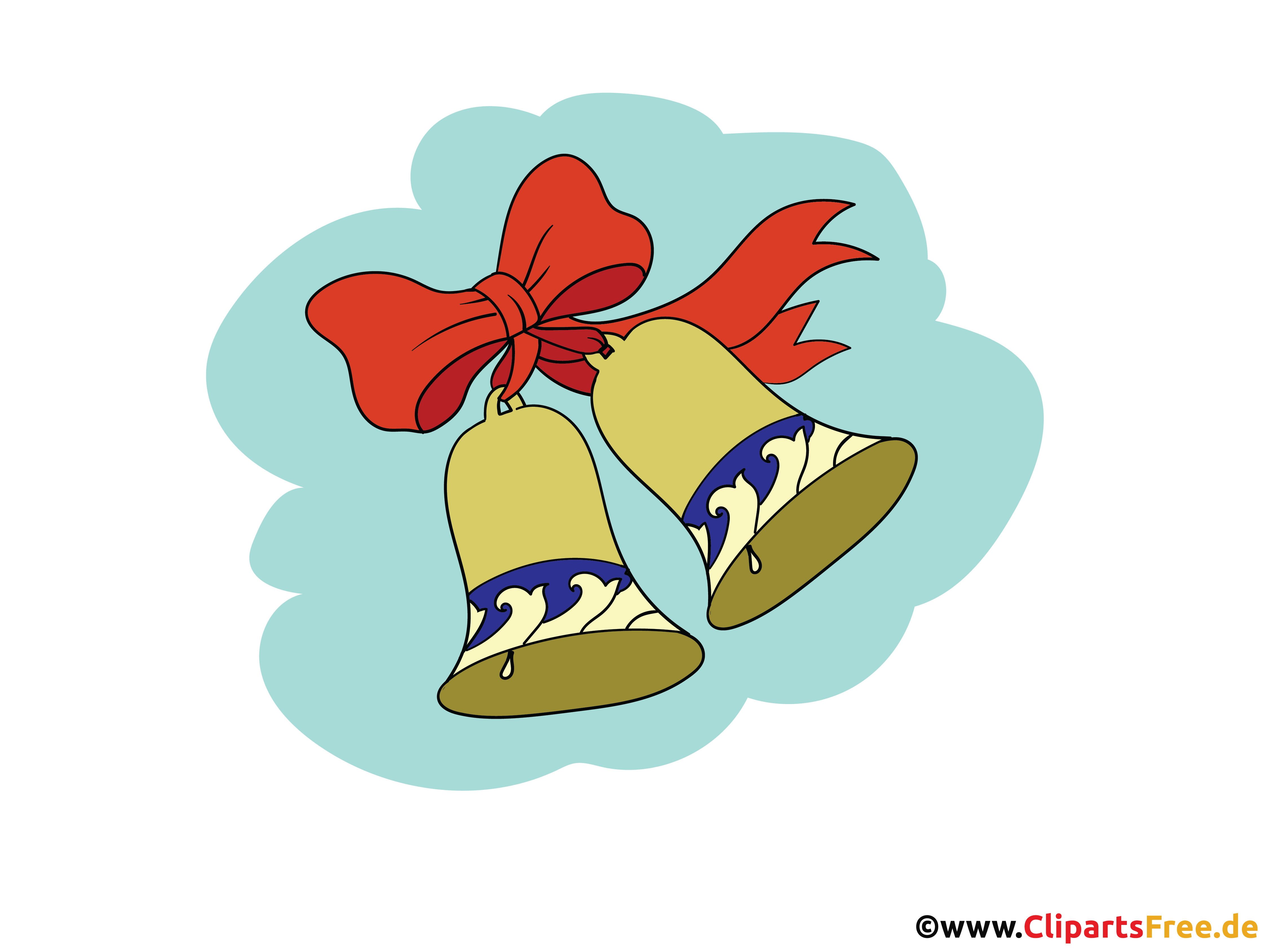 Glocken zu Weihnachten Illustration, Bild, PNG Clipart