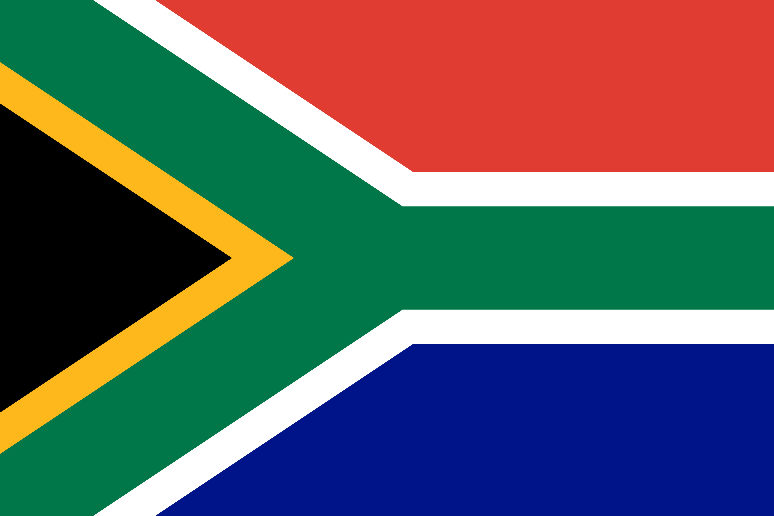 Südafrika Flagge kostenlos zum Drucken