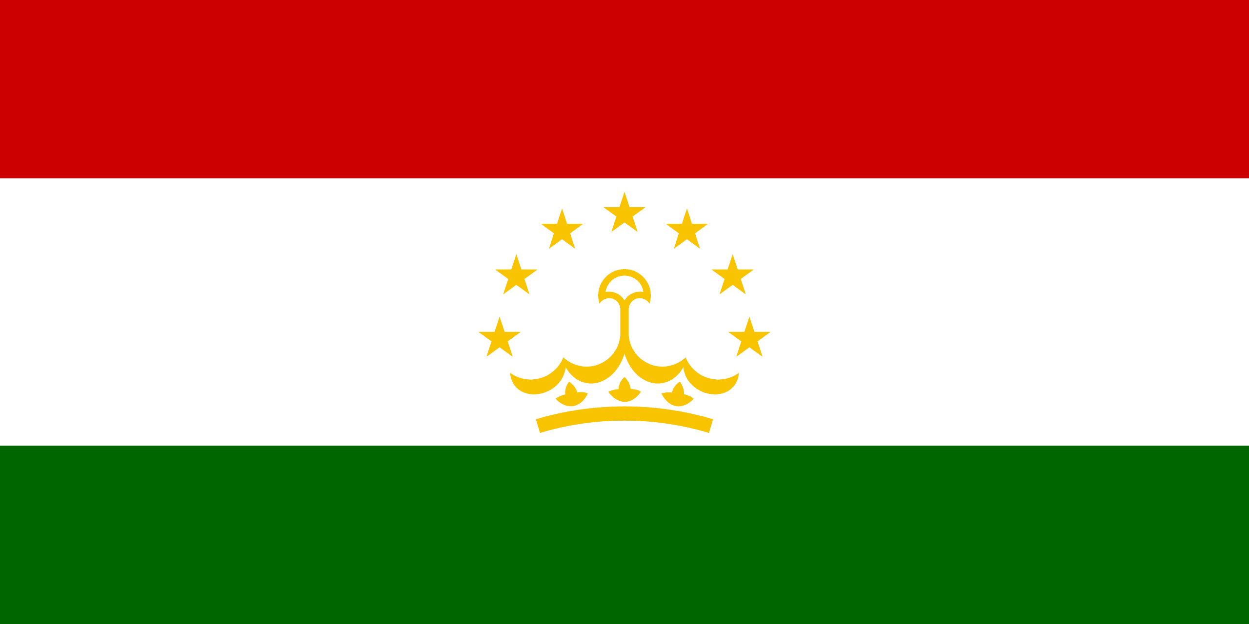 Tadschikische Nationalflagge - Fahnen der Welt