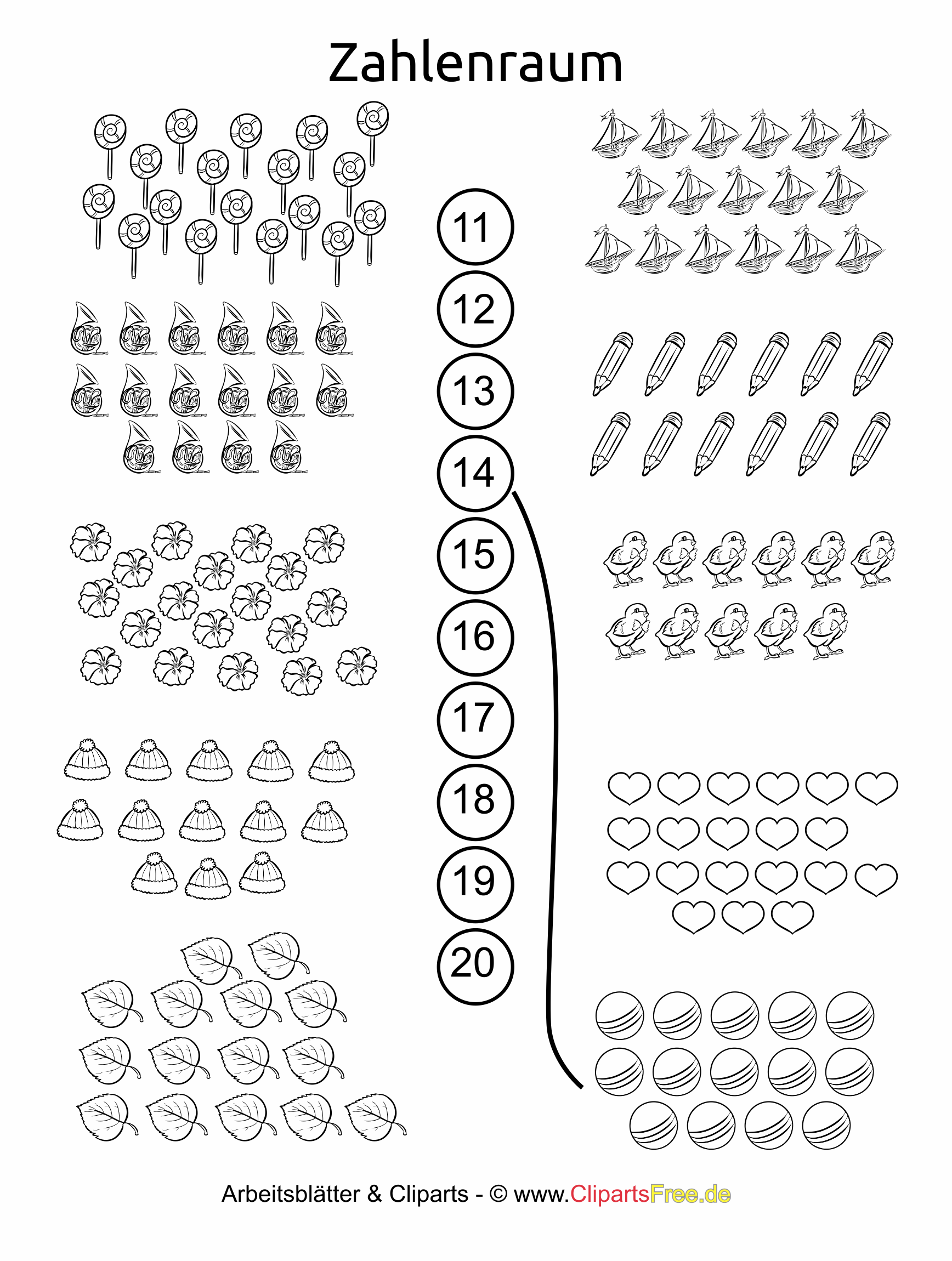Zahlenraum 0 Bis 20 – Ideenreise – NMOPP