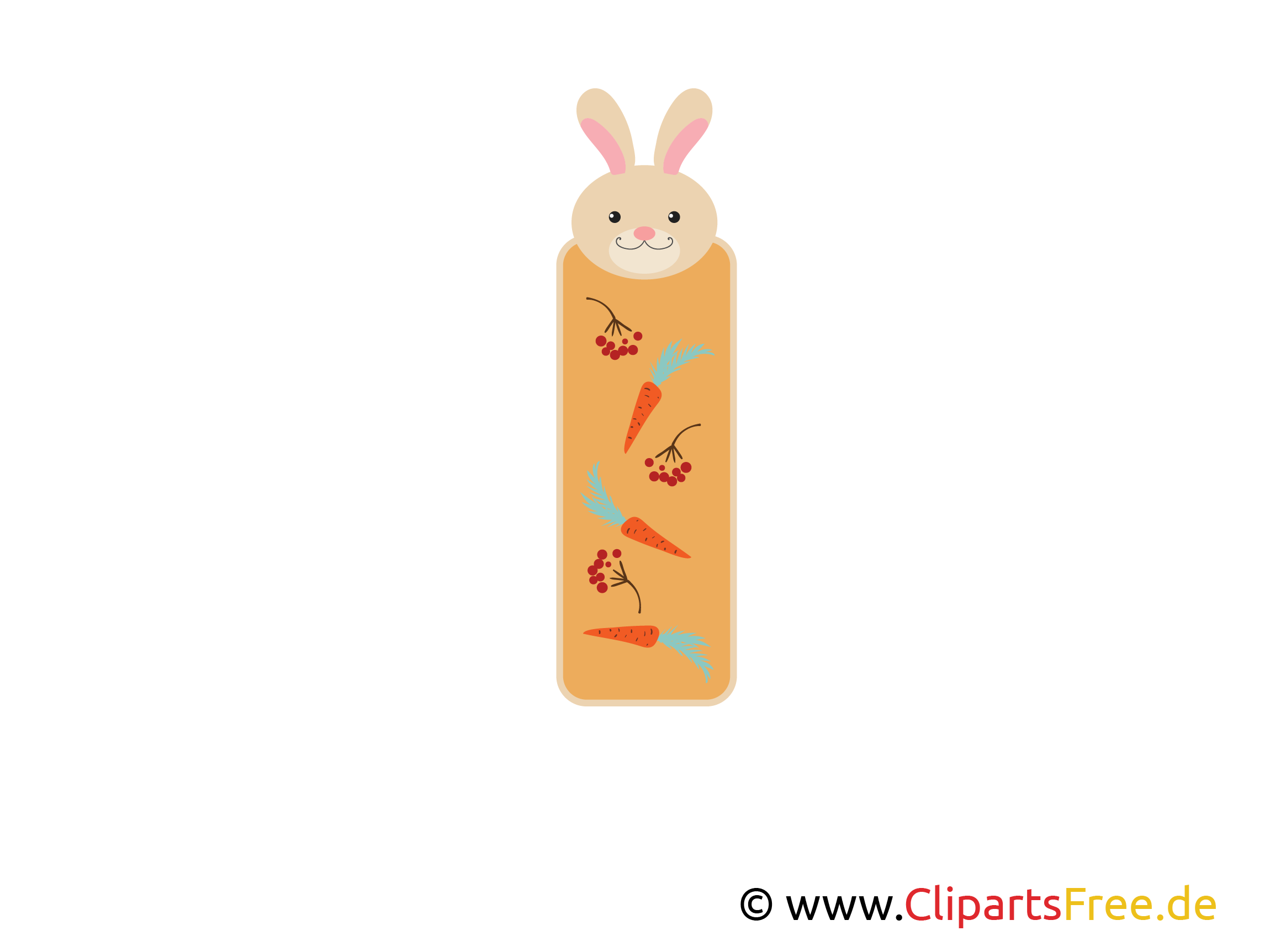 Lesezeichen Hase Zum Drucken Und Ausschneiden