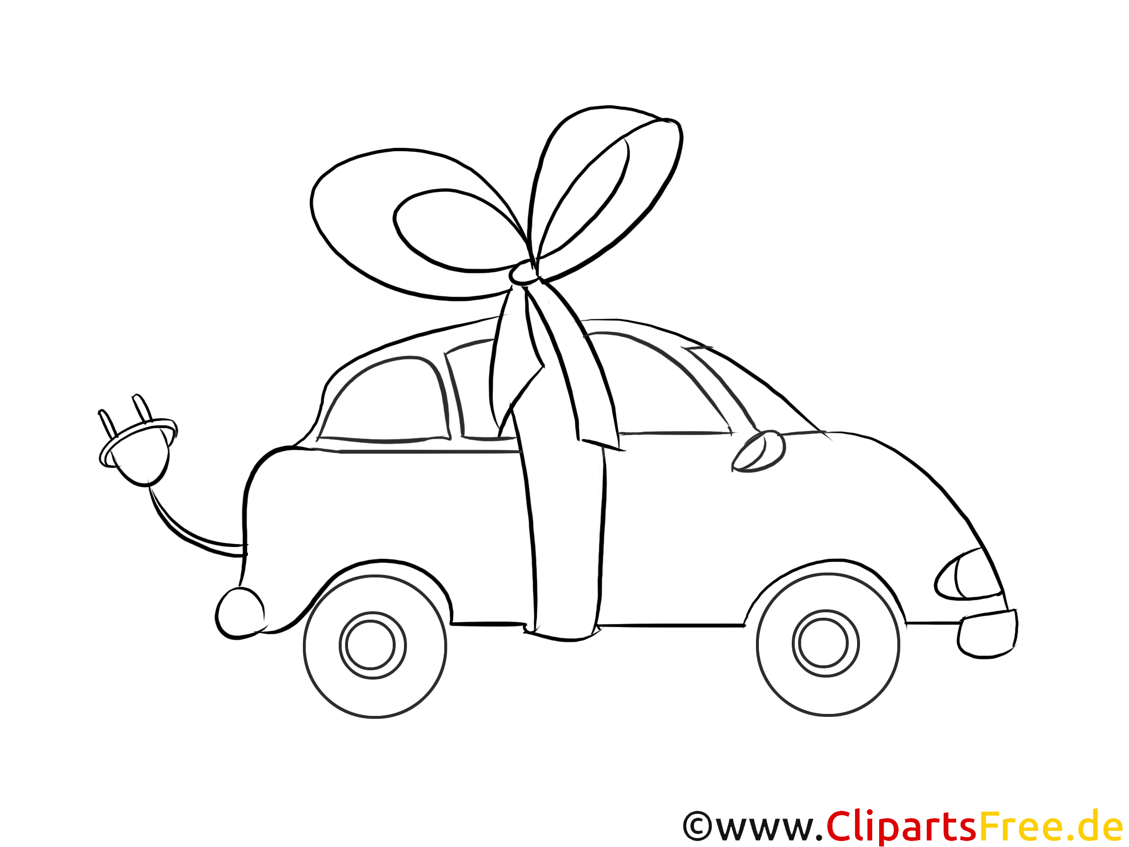 auto clipart schwarz weiß - photo #22