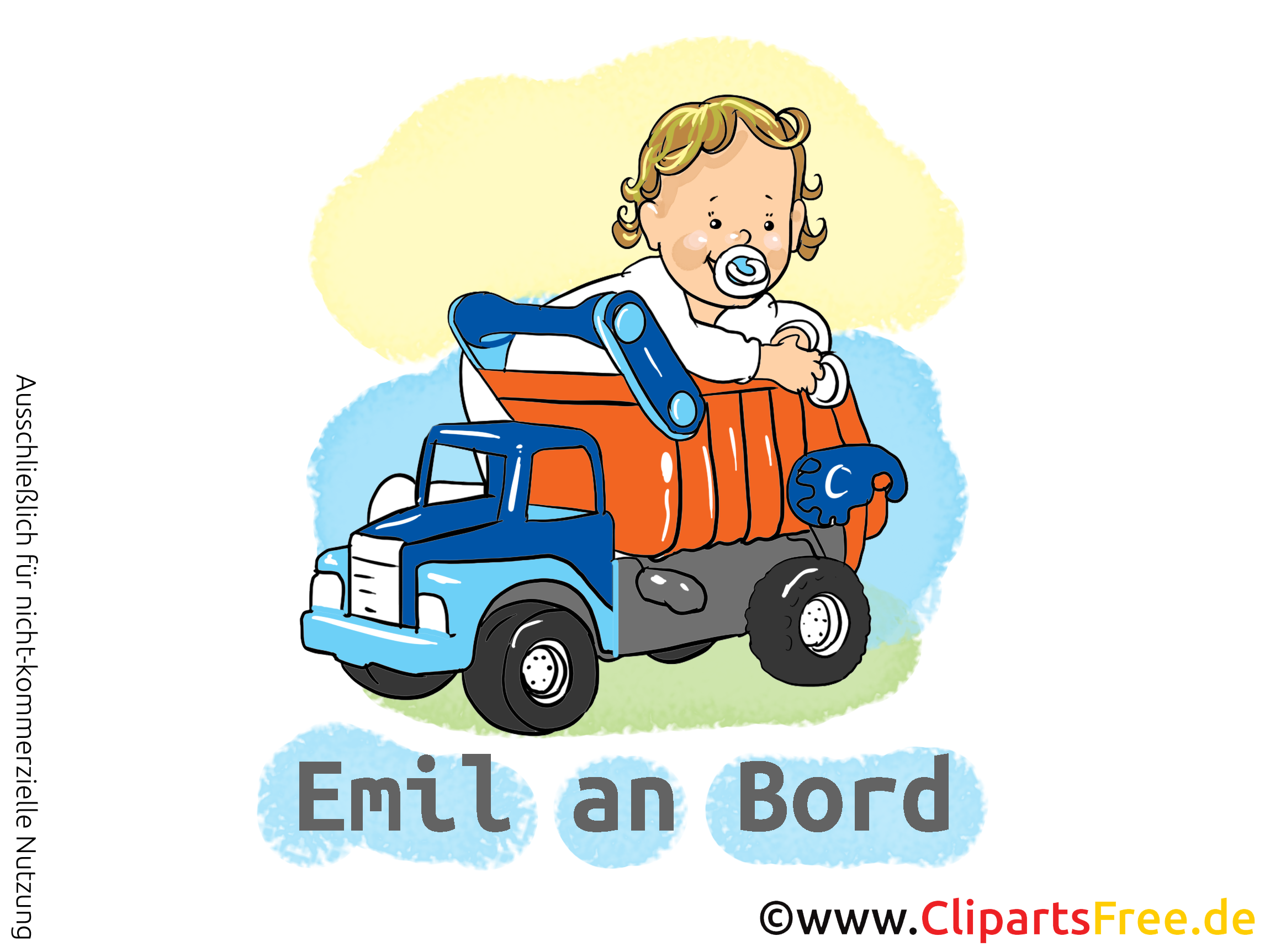 Autoaufkleber Baby an Bord selbst gestalten