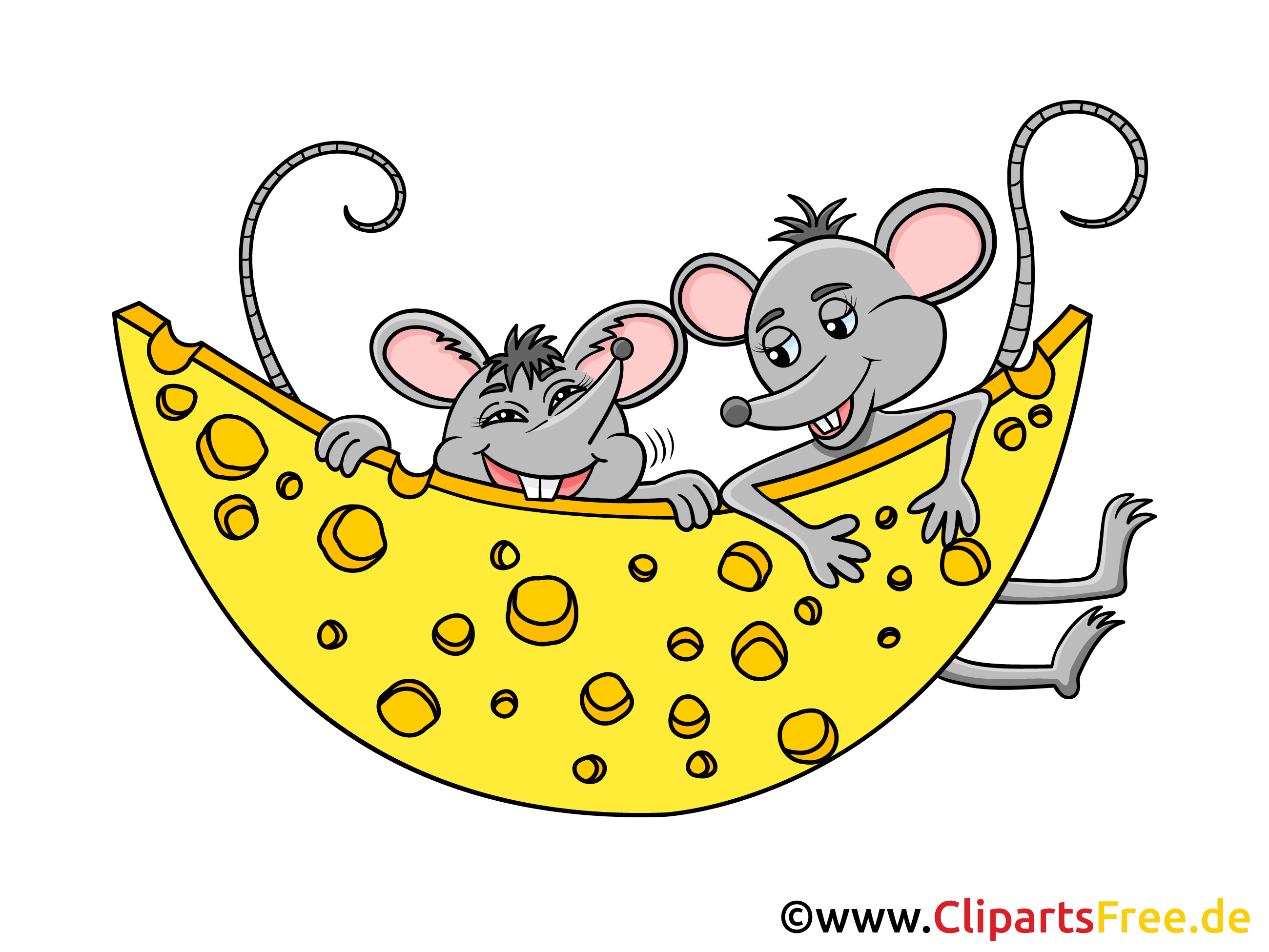 Mice With Cheese Clipart Graphic Illustration Picture For Free