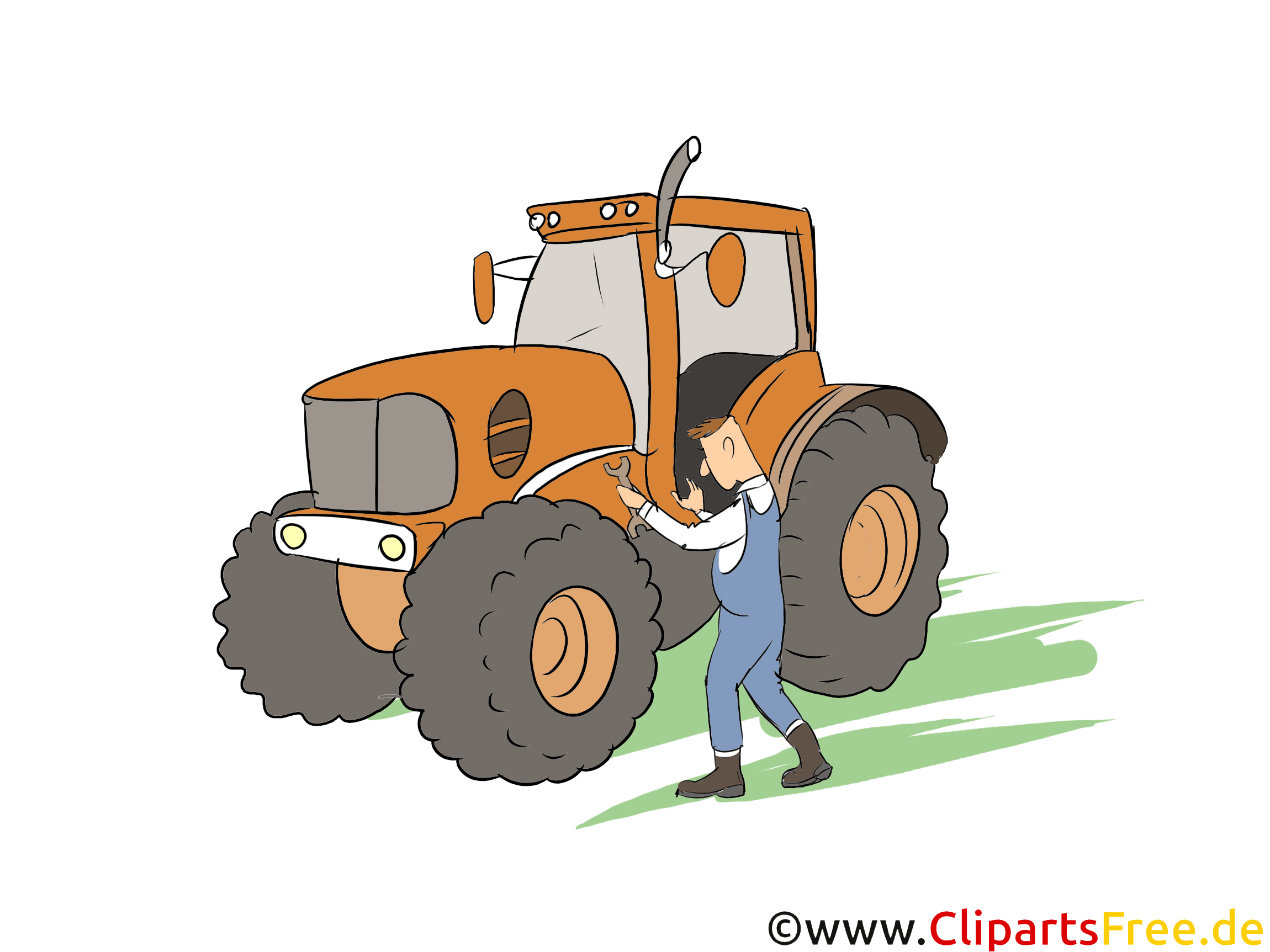 農業および建設メカトロニクスエンジニアのクリップアート 画像 グラフィックス