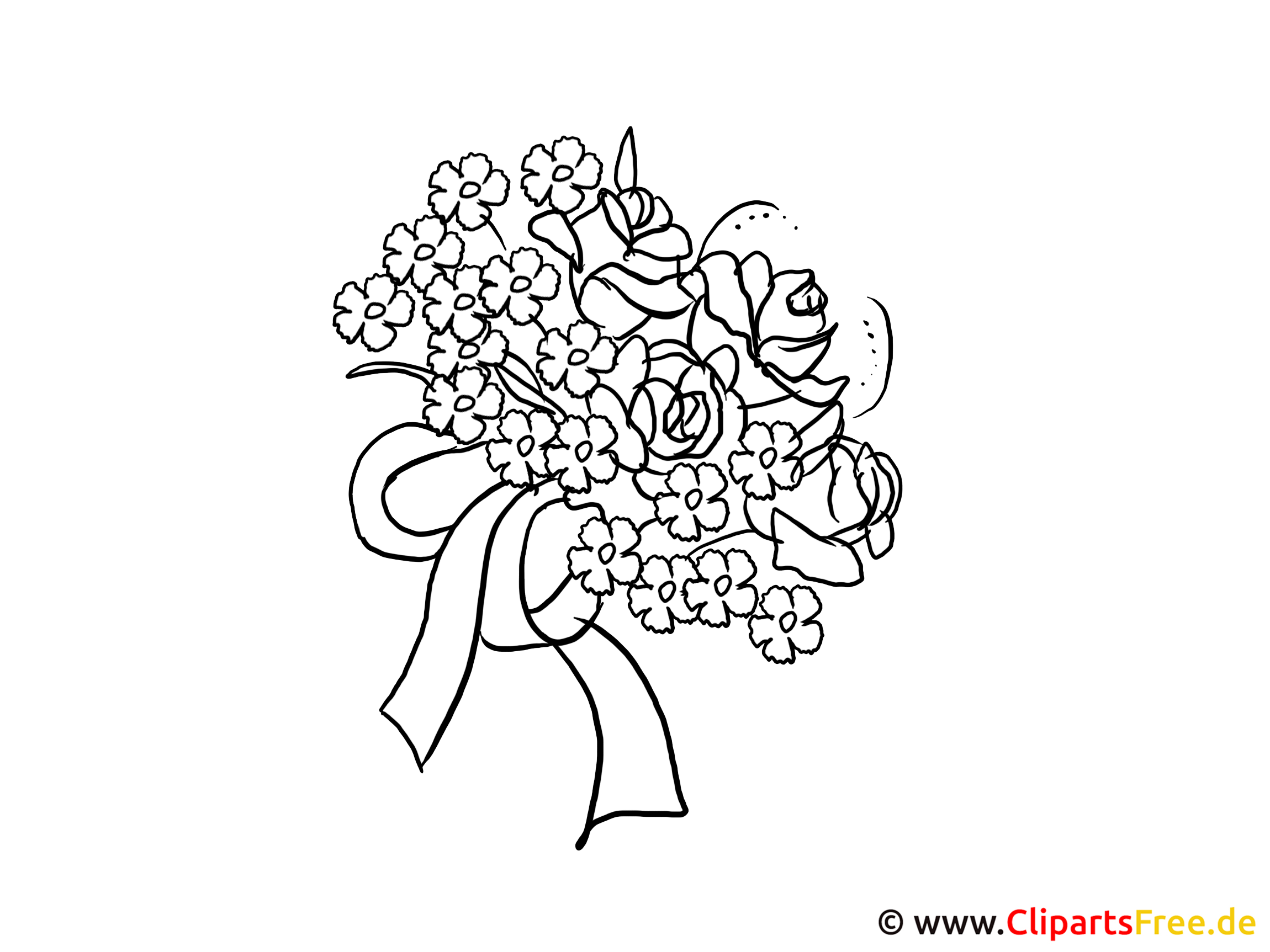 花的图片着色
