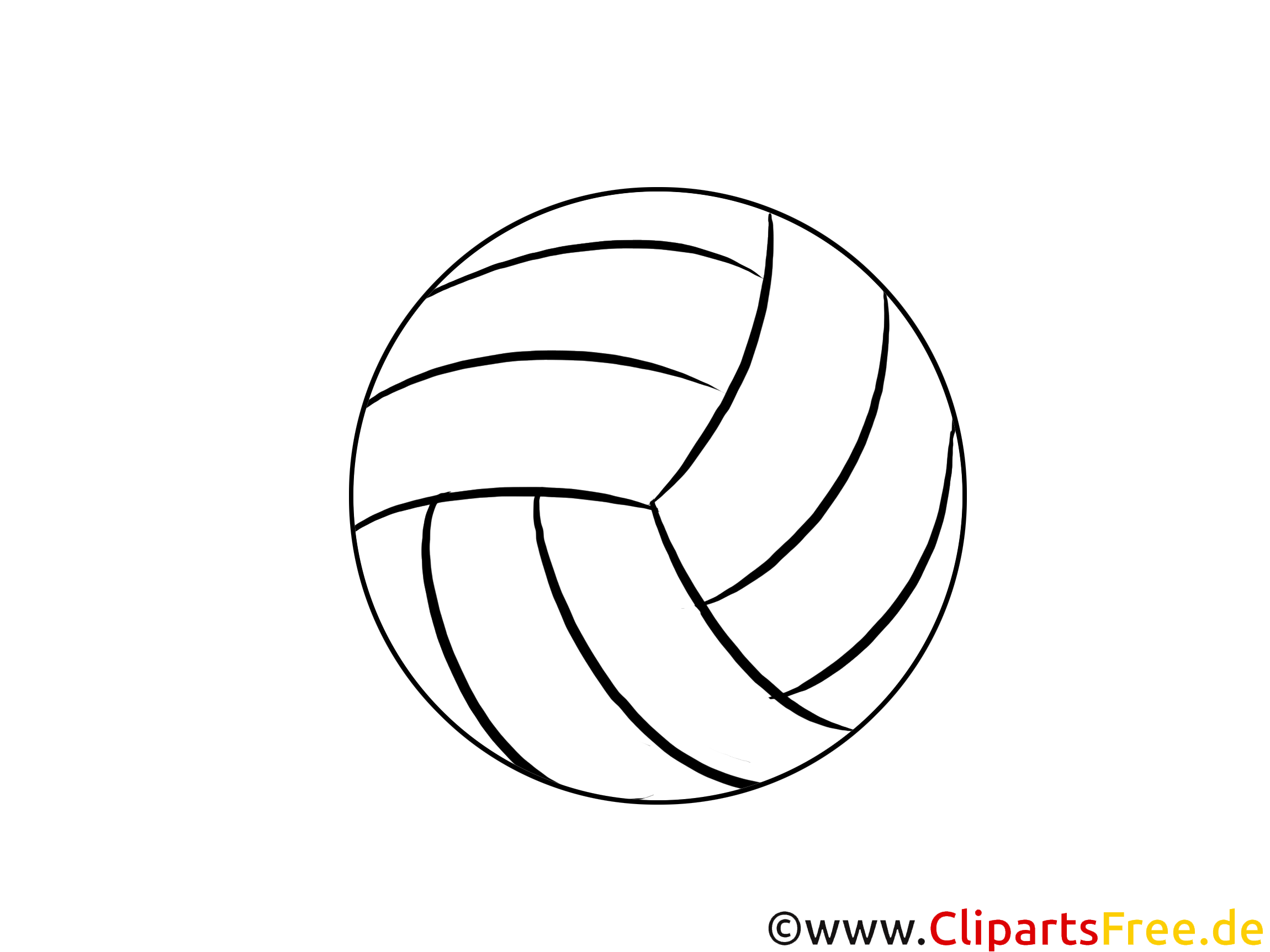Ball Ausmalbild