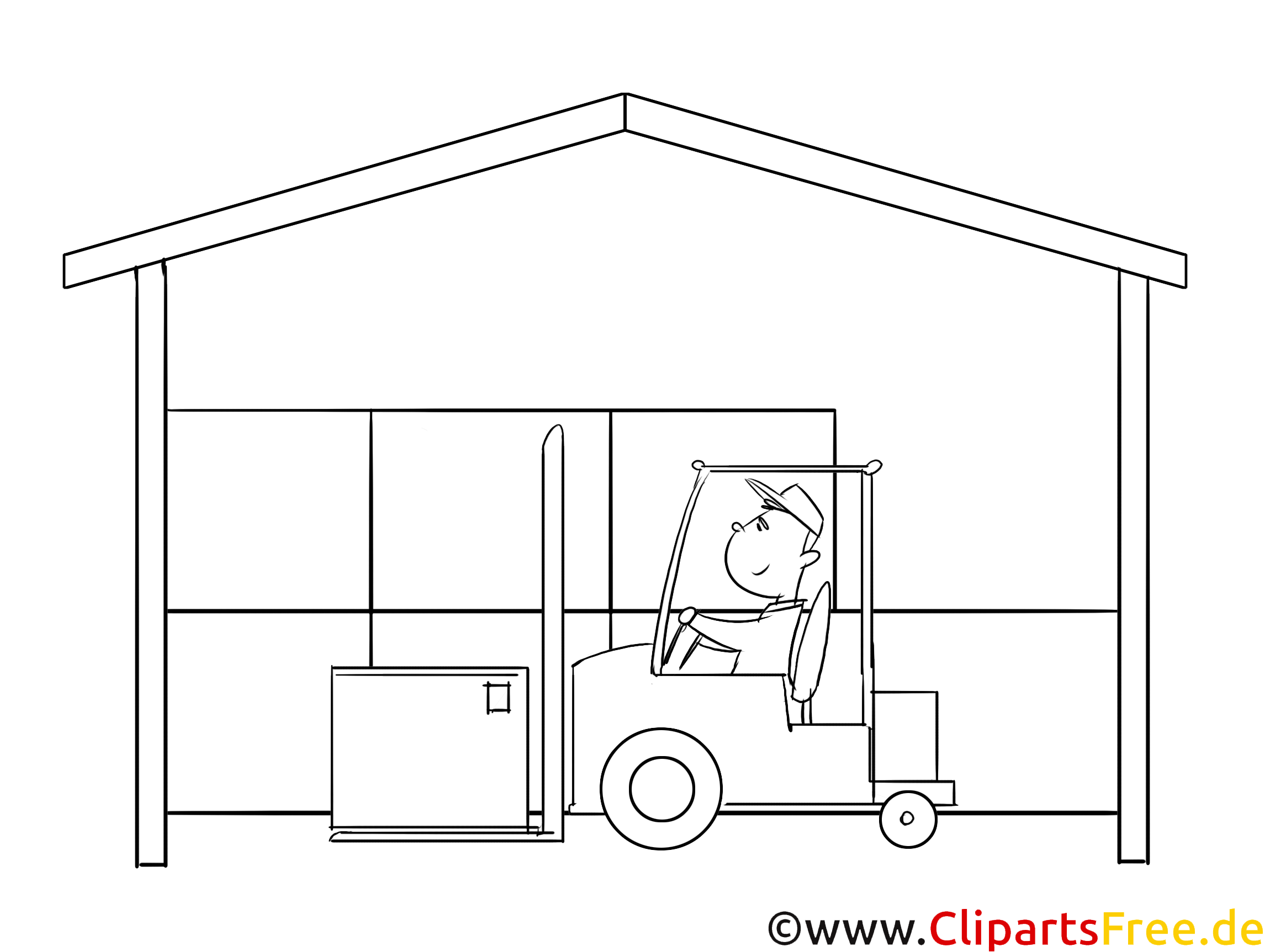 Warehouse Malvorlage