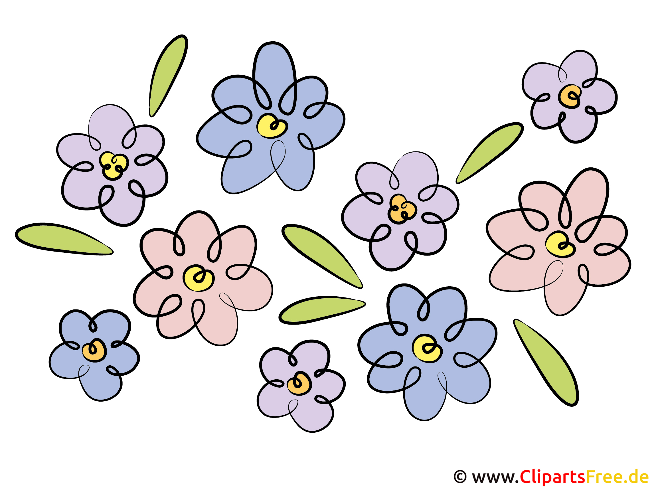 Fruhlingsblumen Clipart