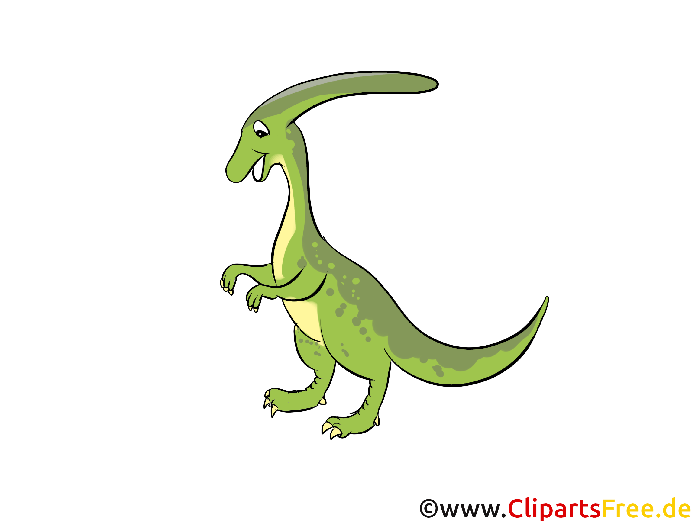 Dinosaurier Clipart, Bild, Cartoon, Comic, Illustration gratis