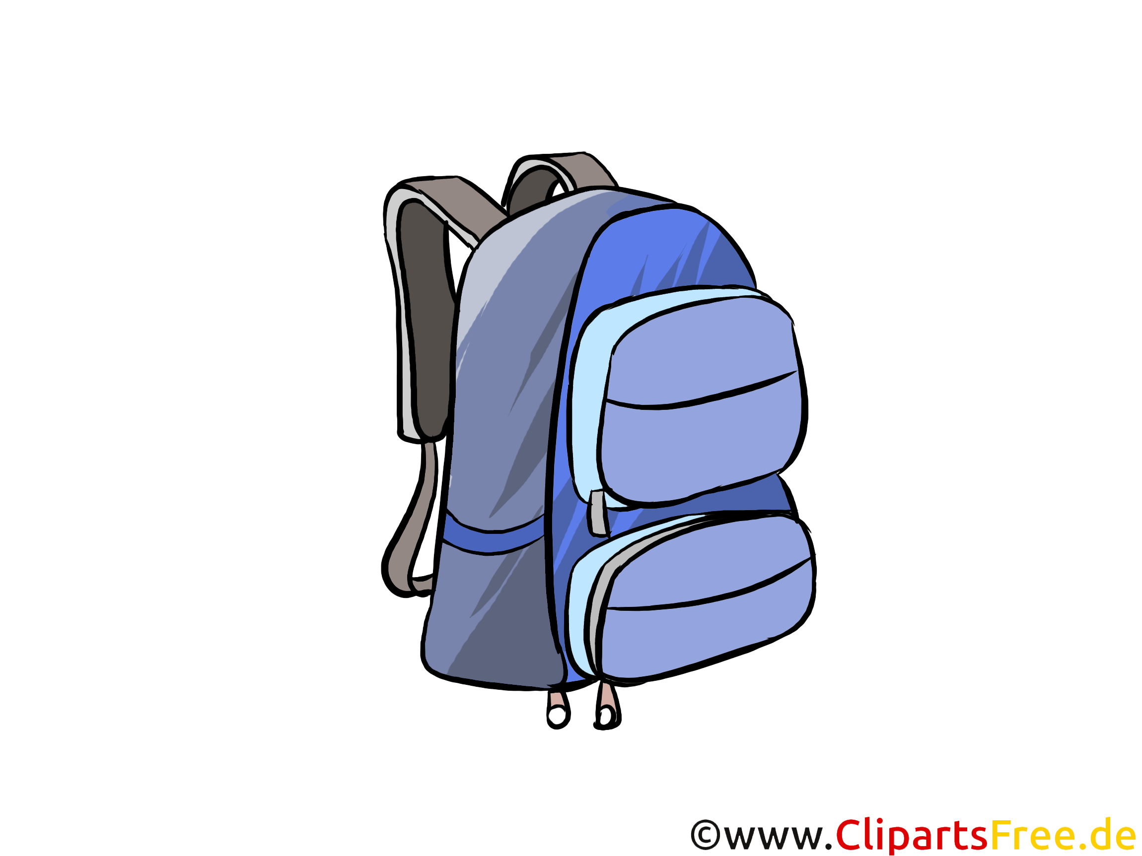 子供のバックパックの写真 イラスト クリップアート