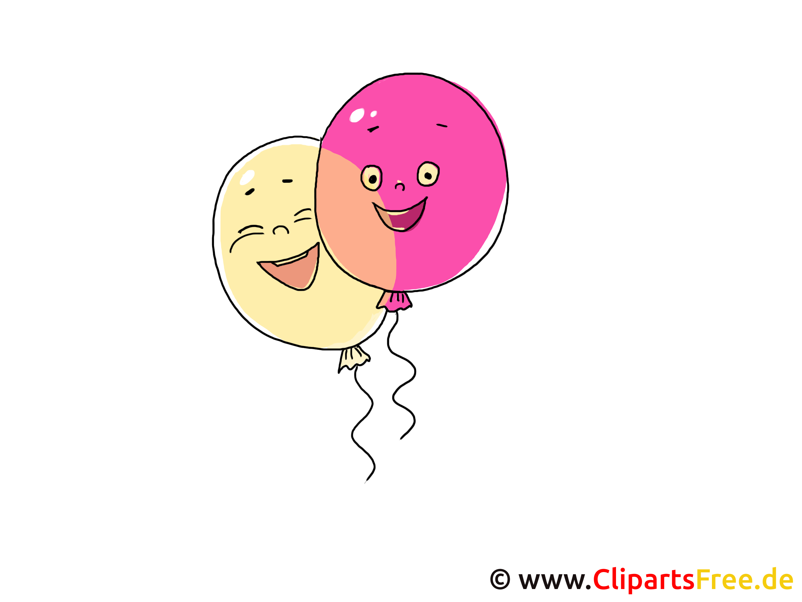 Luftballons Clipart