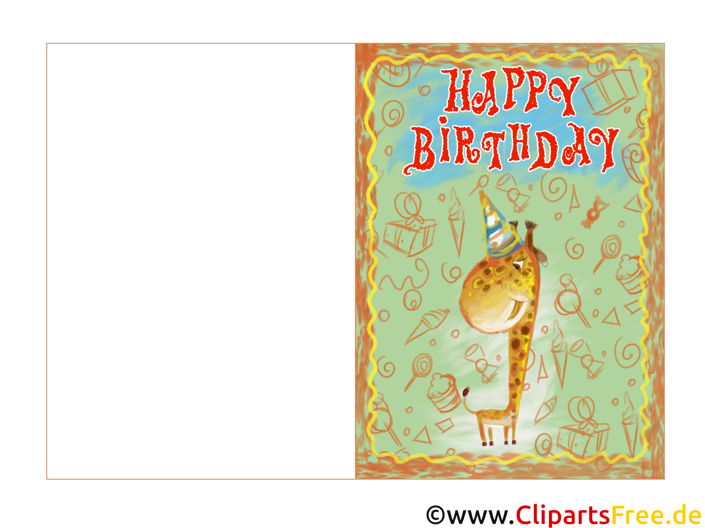 Glückwunschkarten Happy Birthday kostenlos