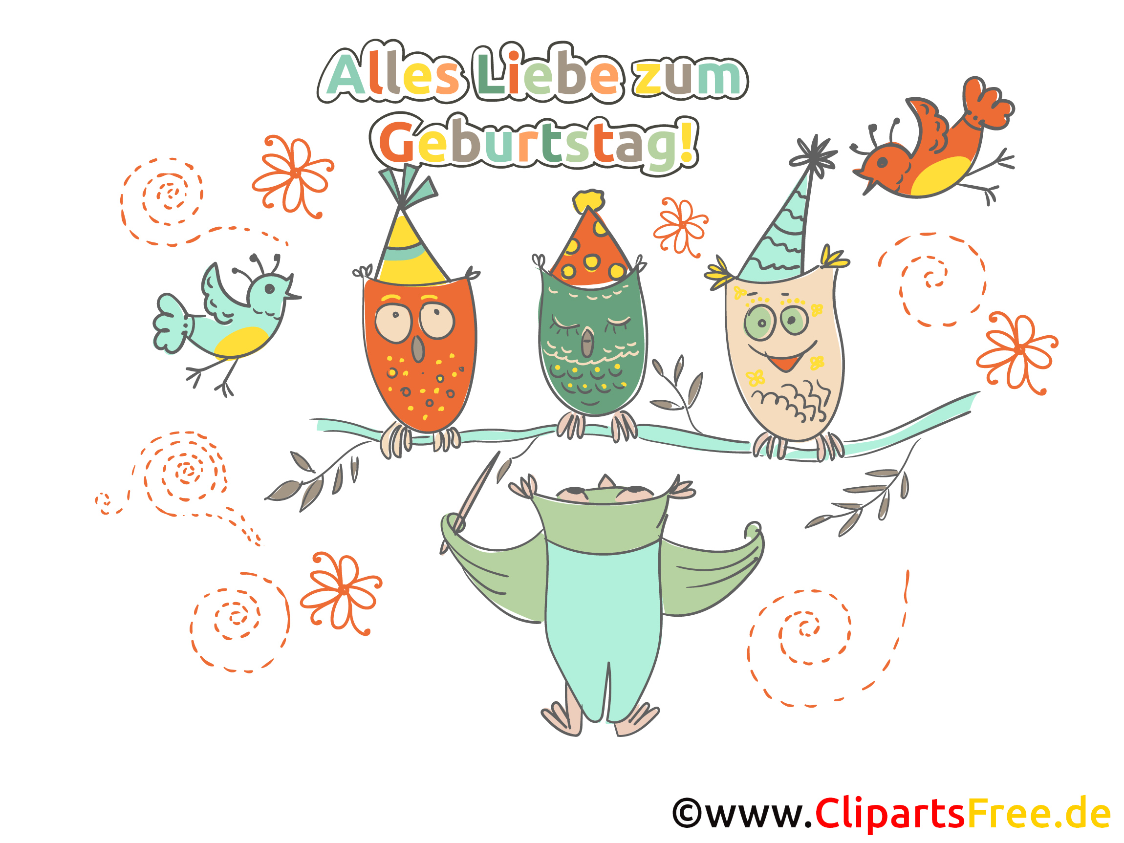 Lustige Cliparts Zum Geburtstag