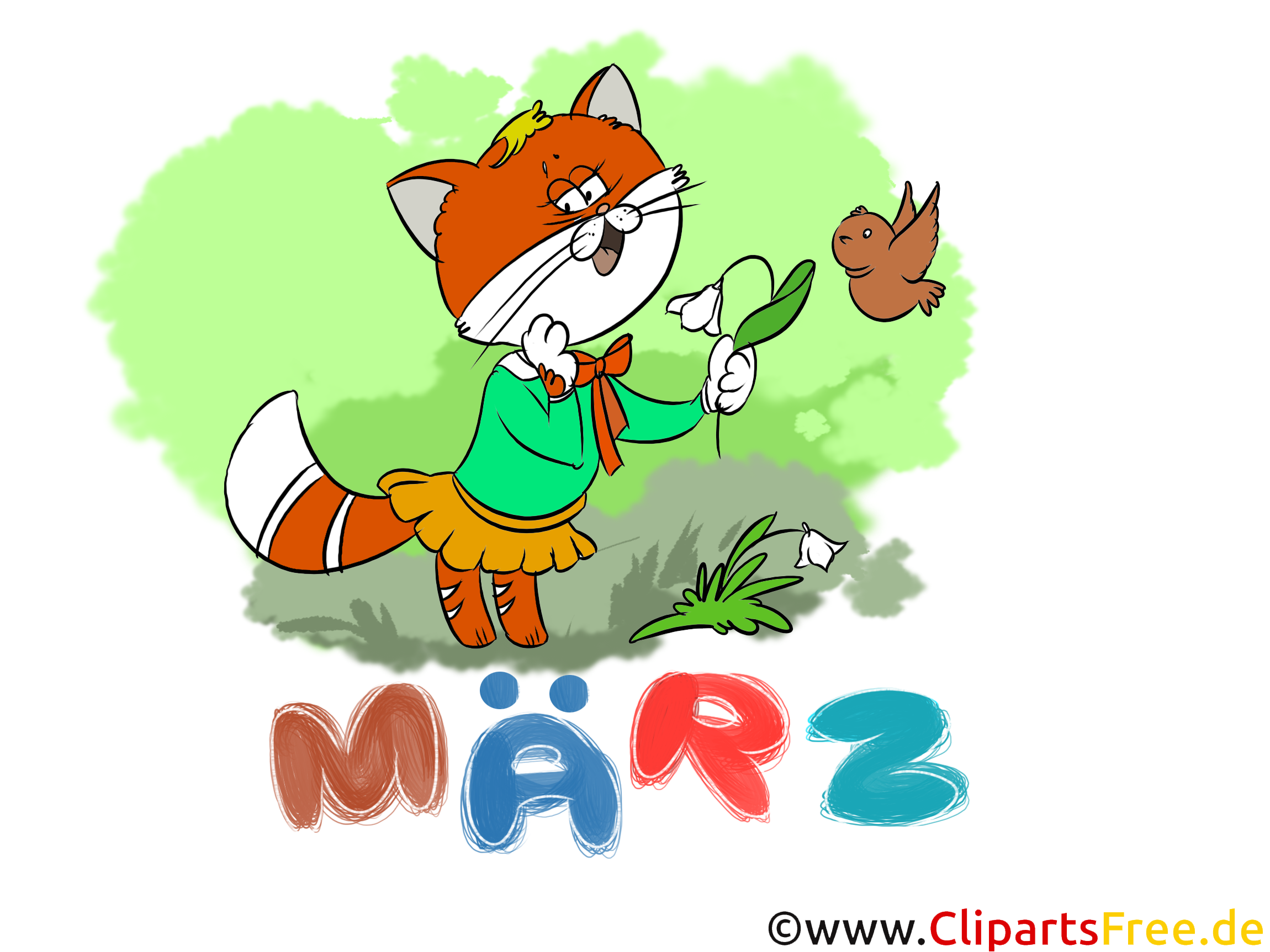 Marz Clipart Monate Kostenlose Bilder Zum Drucken
