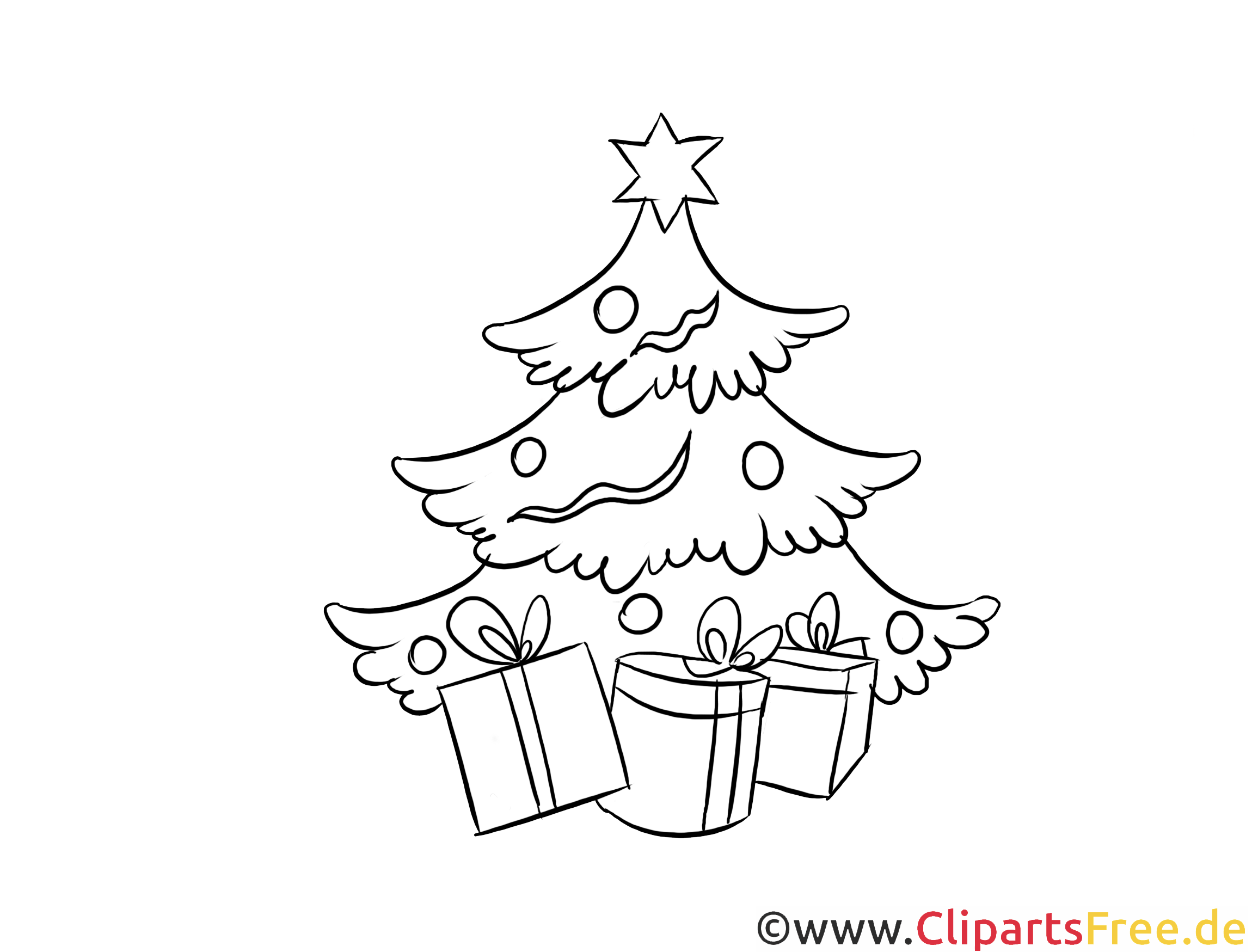 Weihnachten, Weihnchtbaum Dekupiersägenvorlage