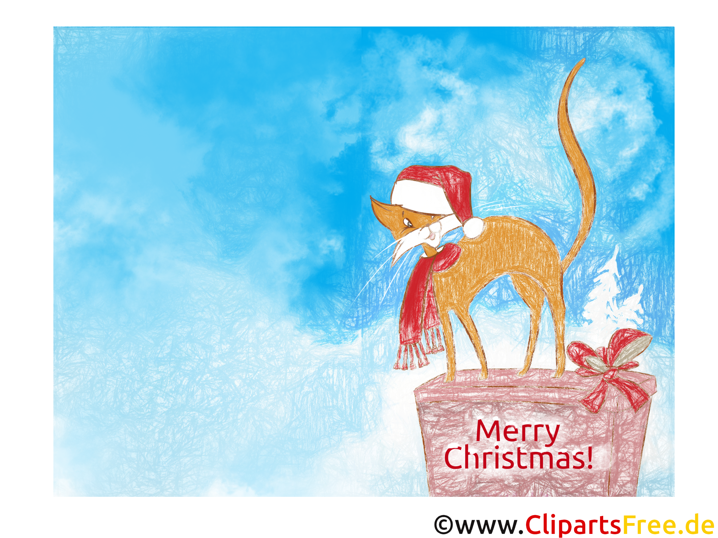 Weihnachtskarten Design zum Drucken