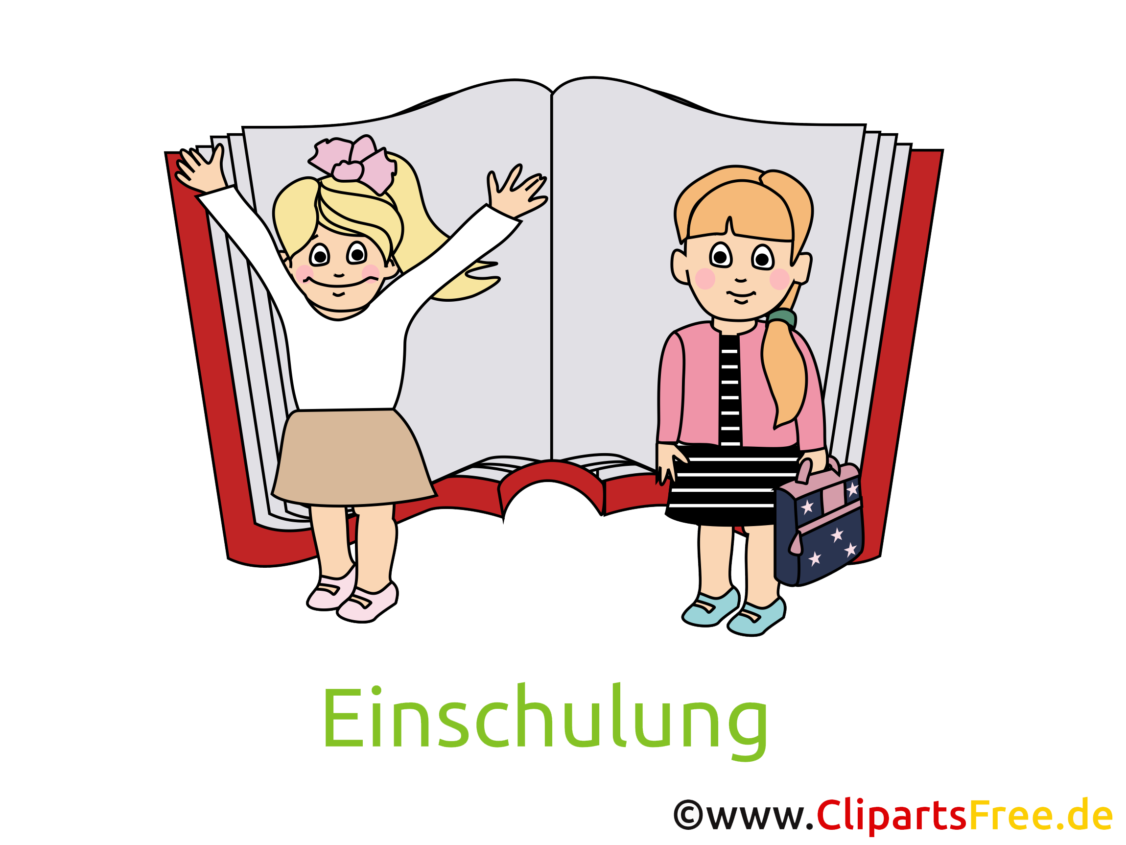 Cliparts Einschulung Schulanfang Kostenlos