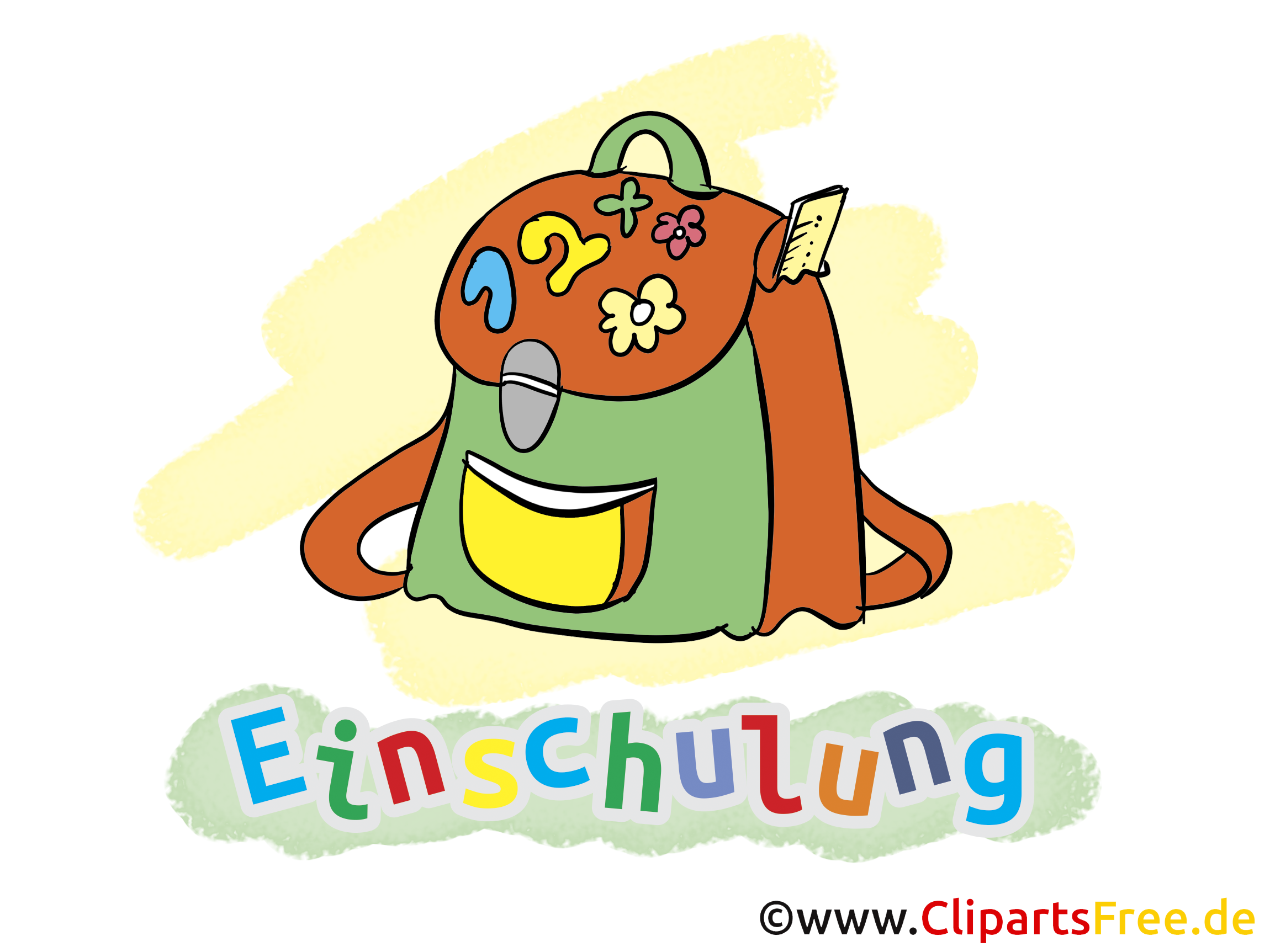 Graphik Einschulung gratis