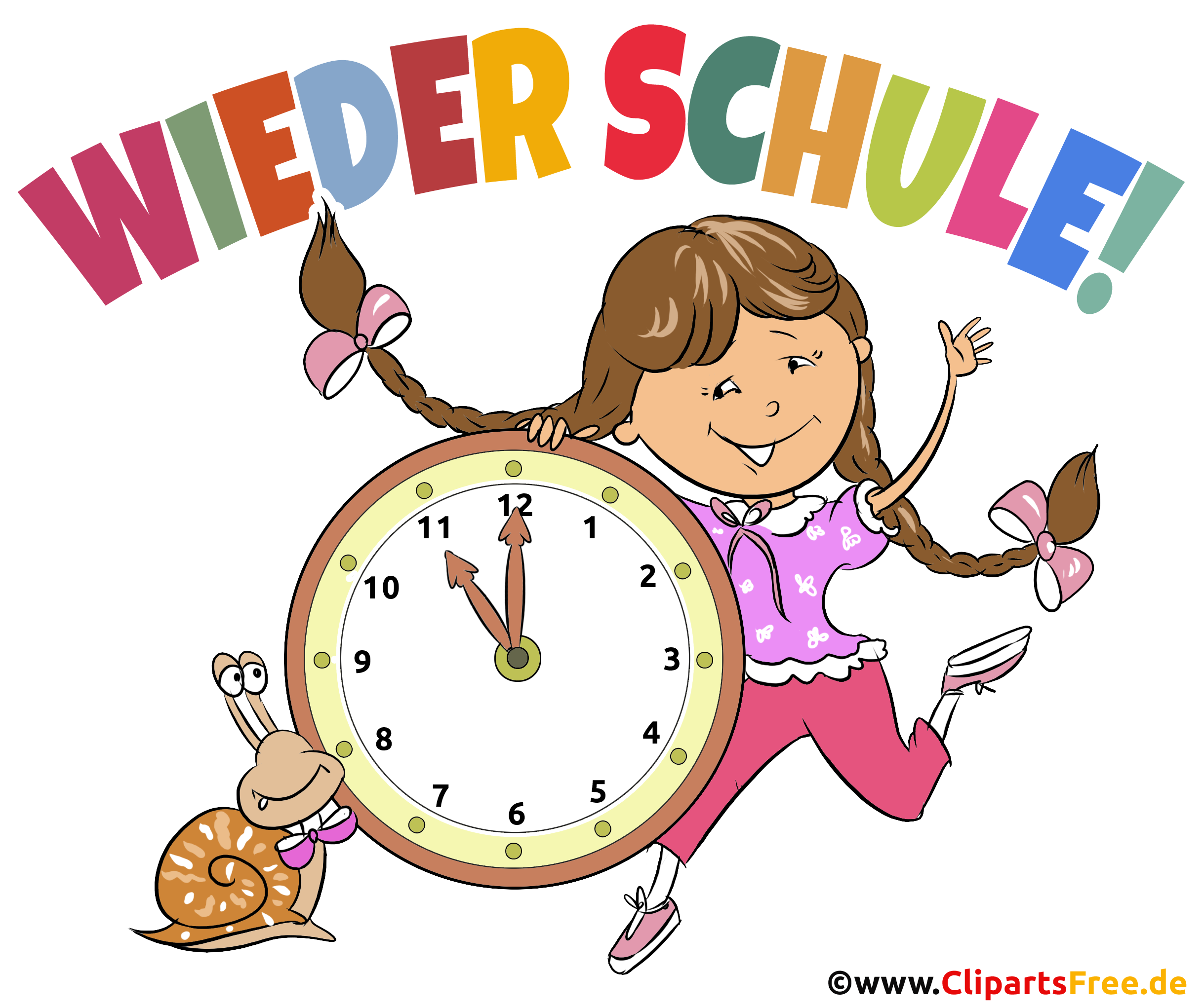 女子高生は学校を楽しみにしています 学校のクリップアートに戻る