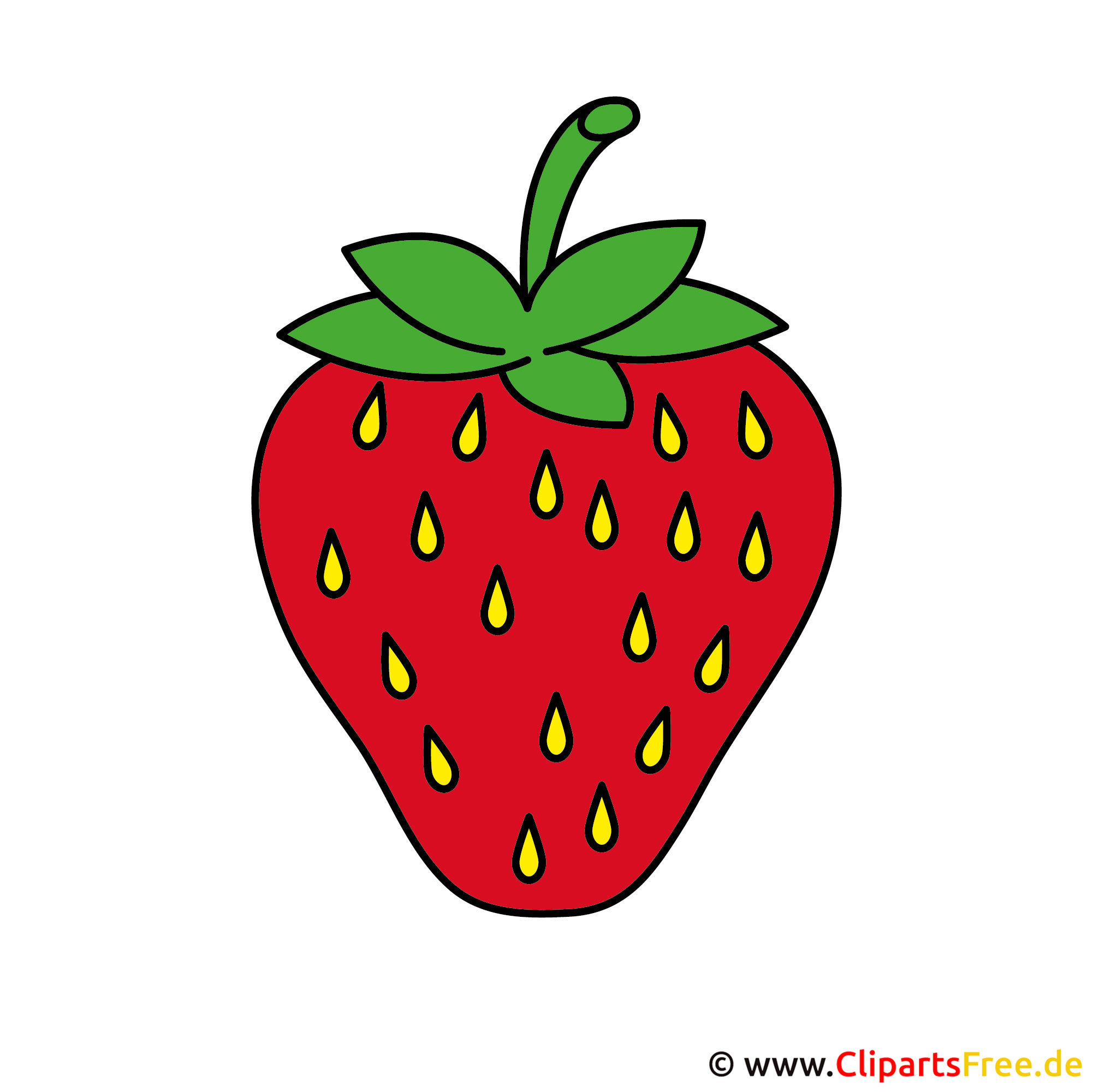 33++ Erdbeer bilder zum ausdrucken , Erdbeere Clipart