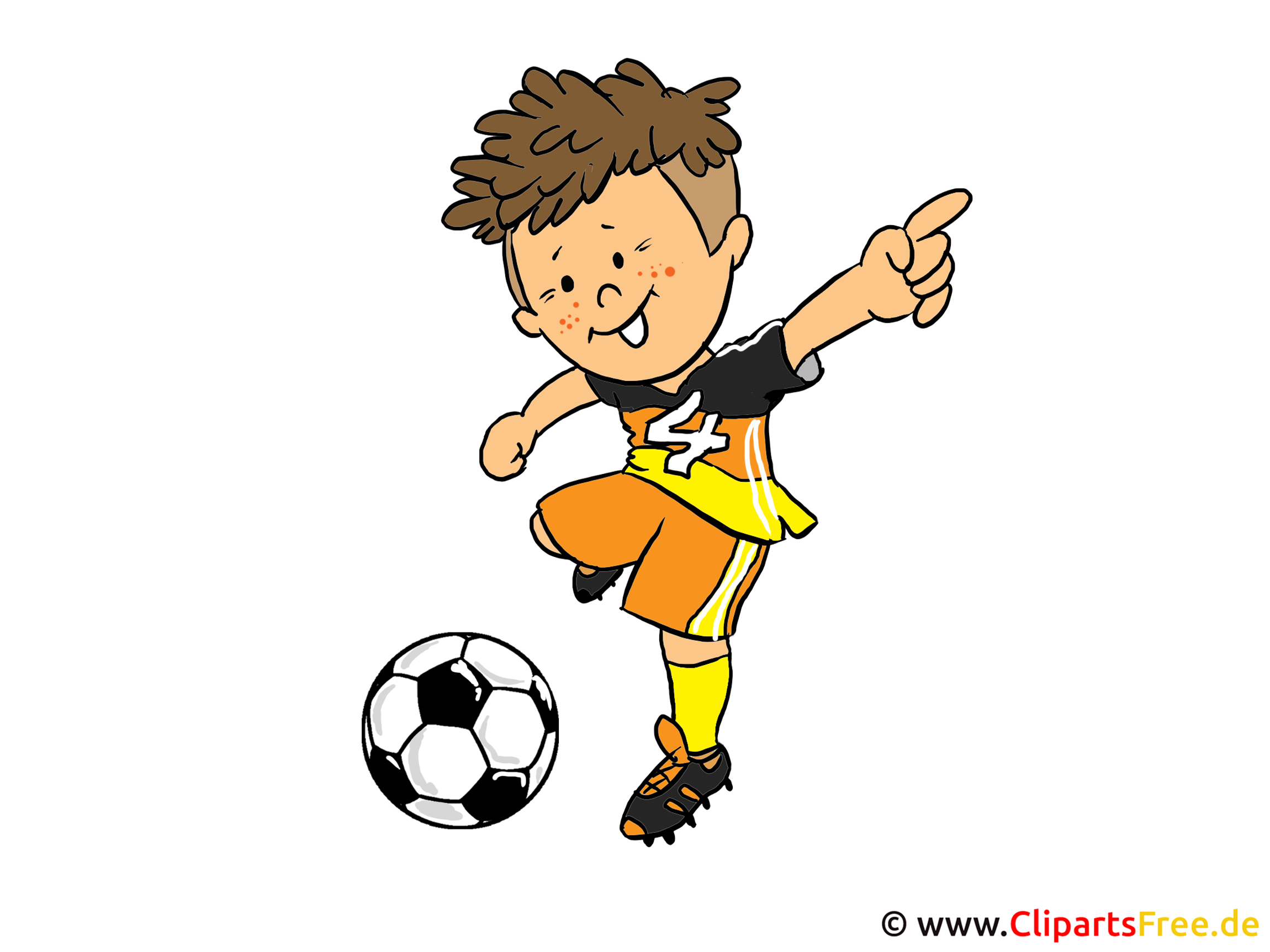 Football Clip Art - Bilder für Schule