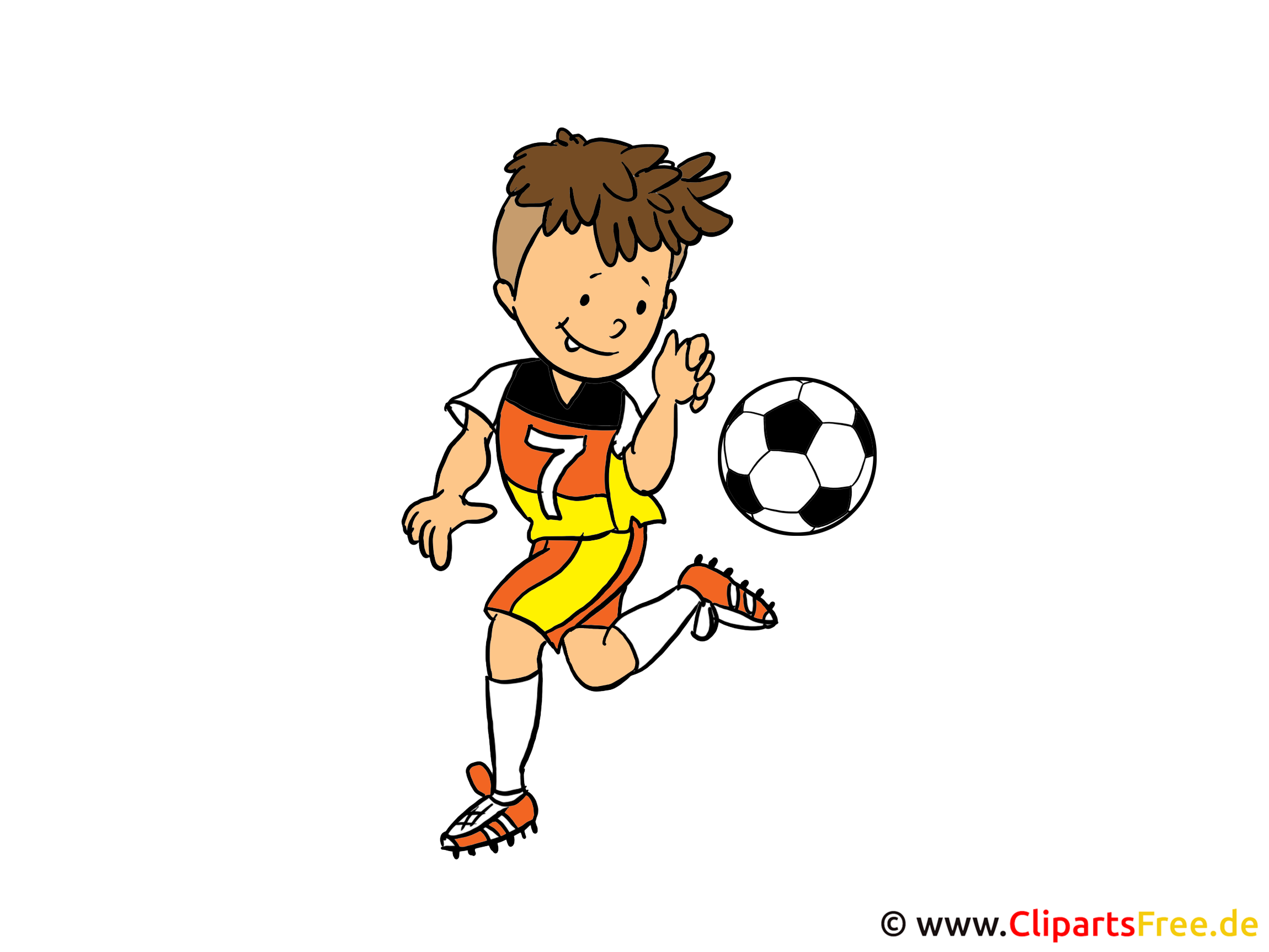 Fussball Deutschland Spieler Clipart