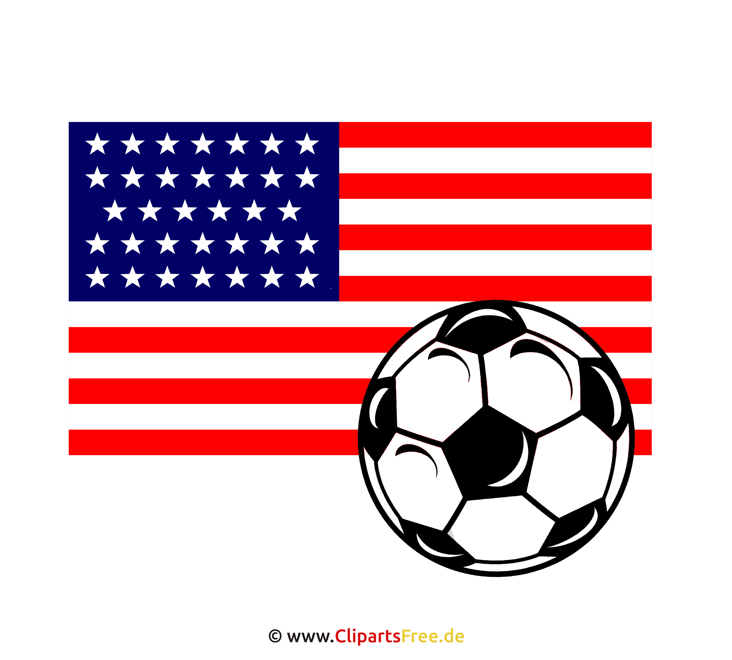 Soccer World Cup USA Clip Art