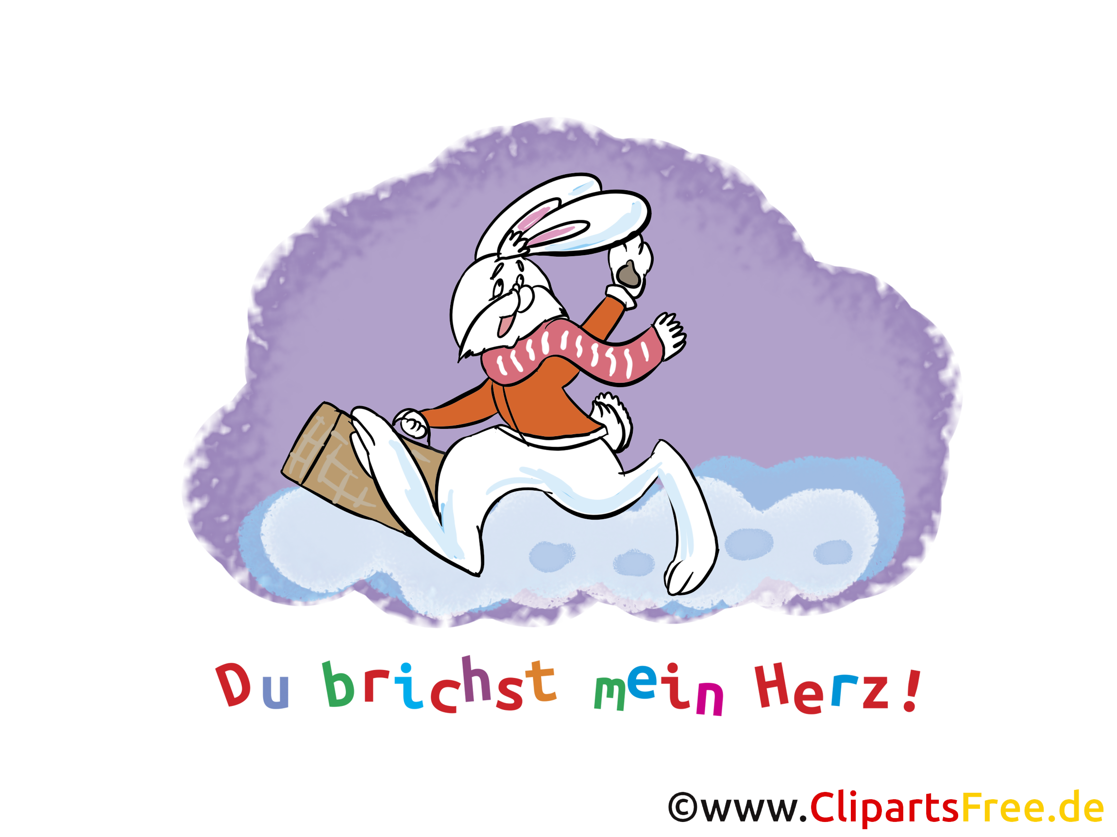 Verabschiedung eines Kollegen Karte, Clipart, Bild
