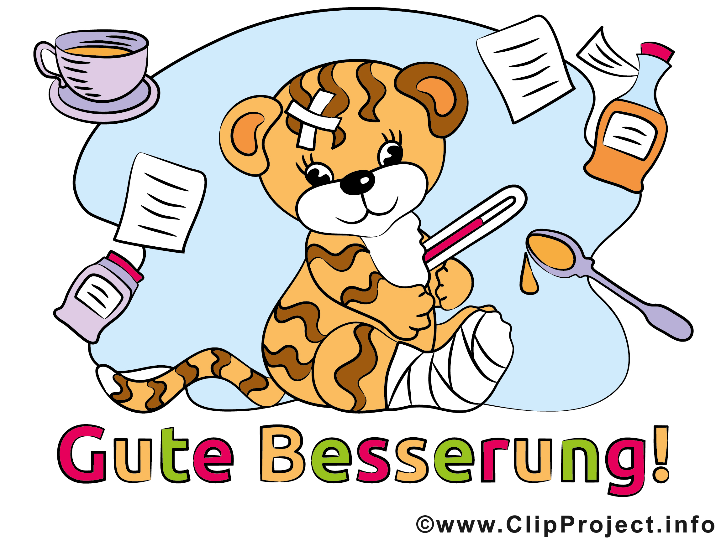 Лексика по теме gute Besserung
