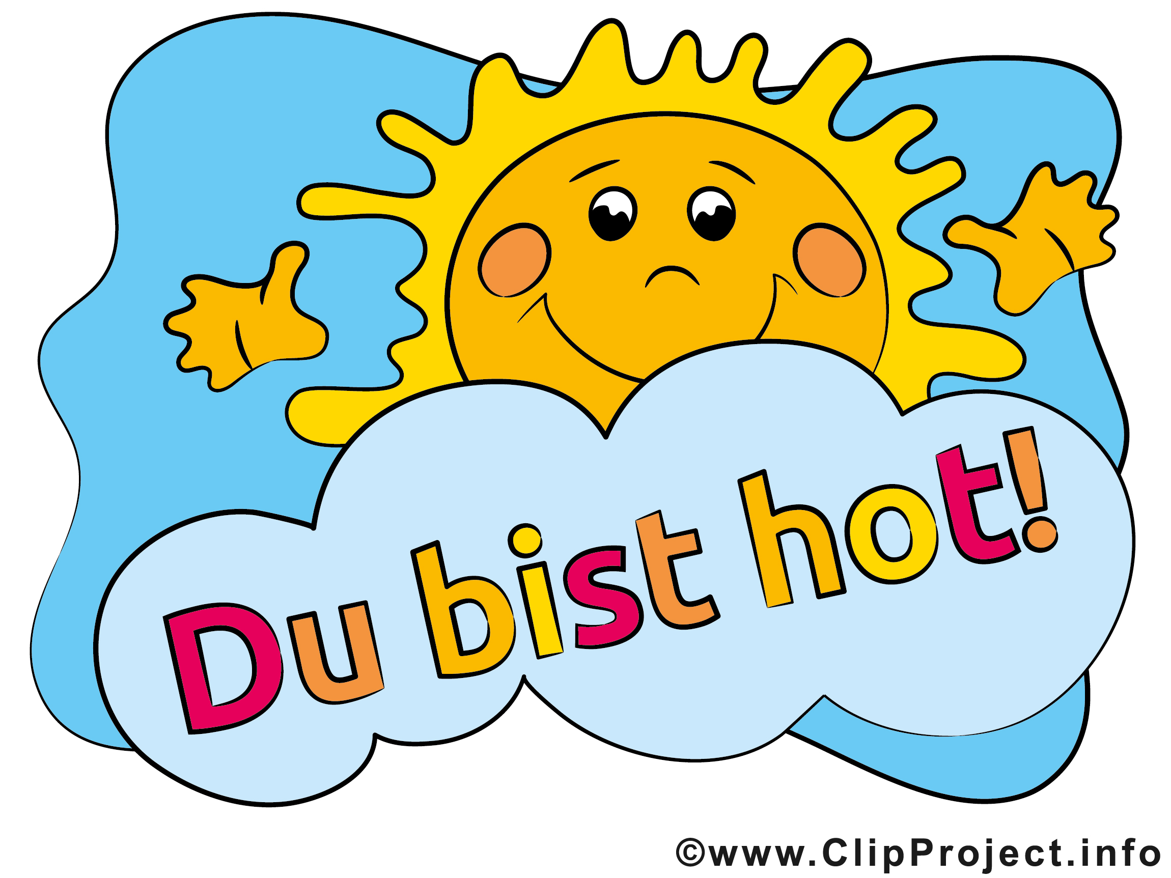 GB Bilder Sprüche Du bist hot!