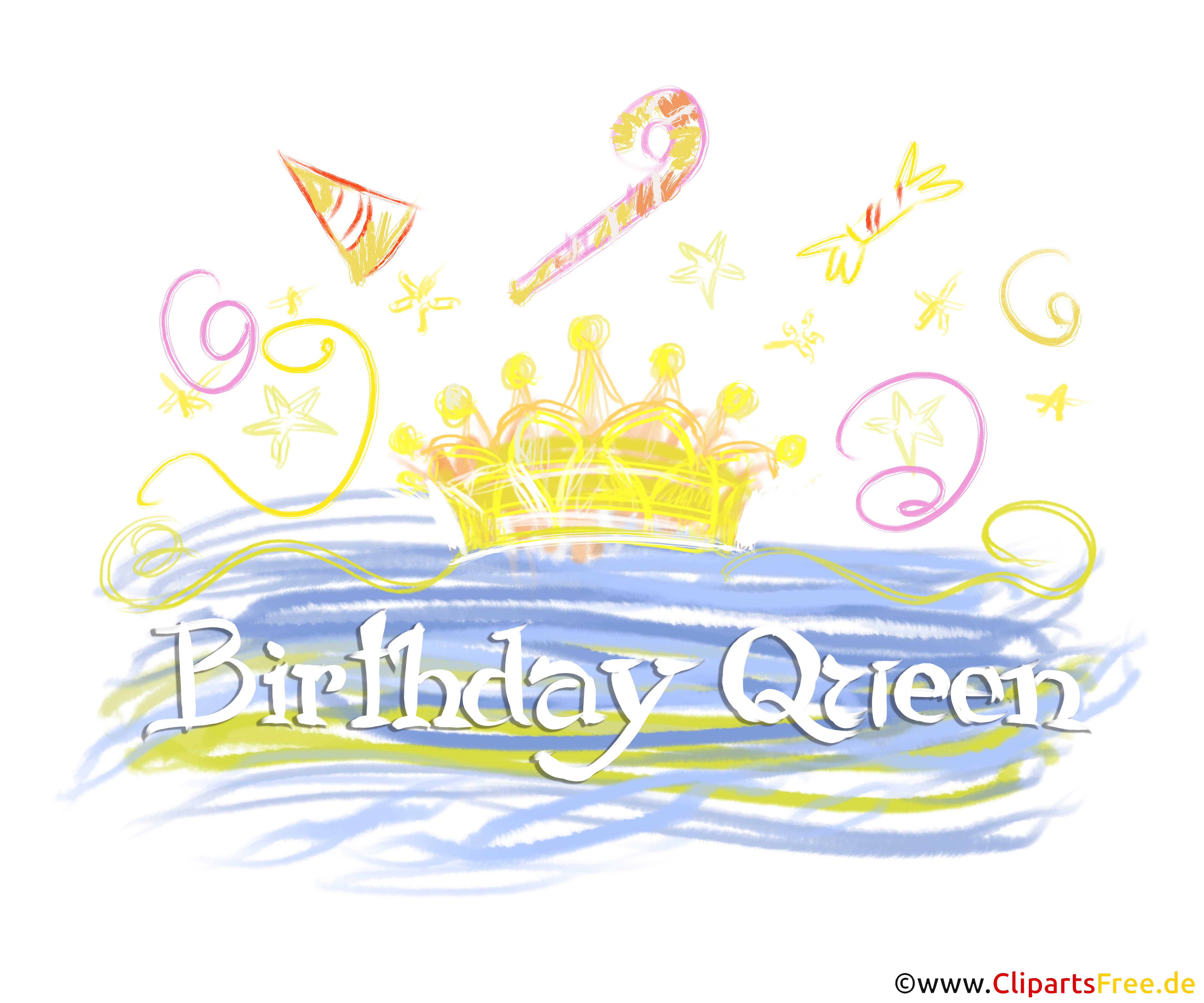 誕生日の女王のeカード 誕生日の女王のeカード