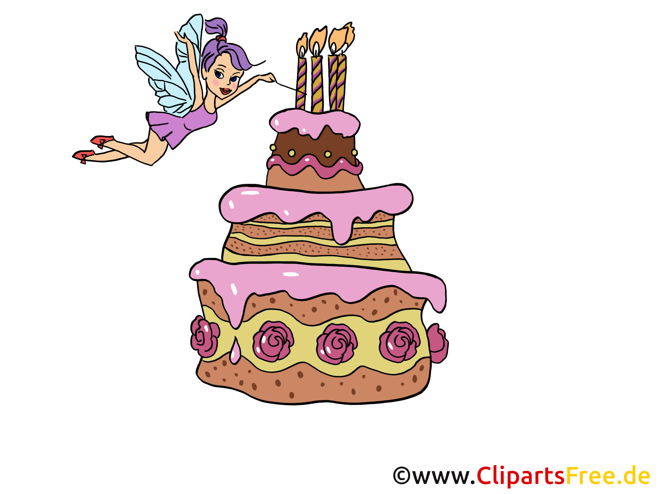 Clip Art Geburtstag - Bilder für Schule