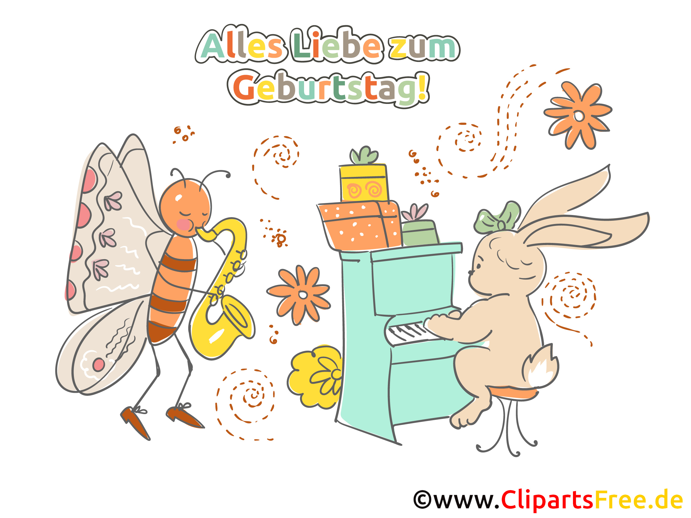 Lustige Cliparts Zum Geburtstag