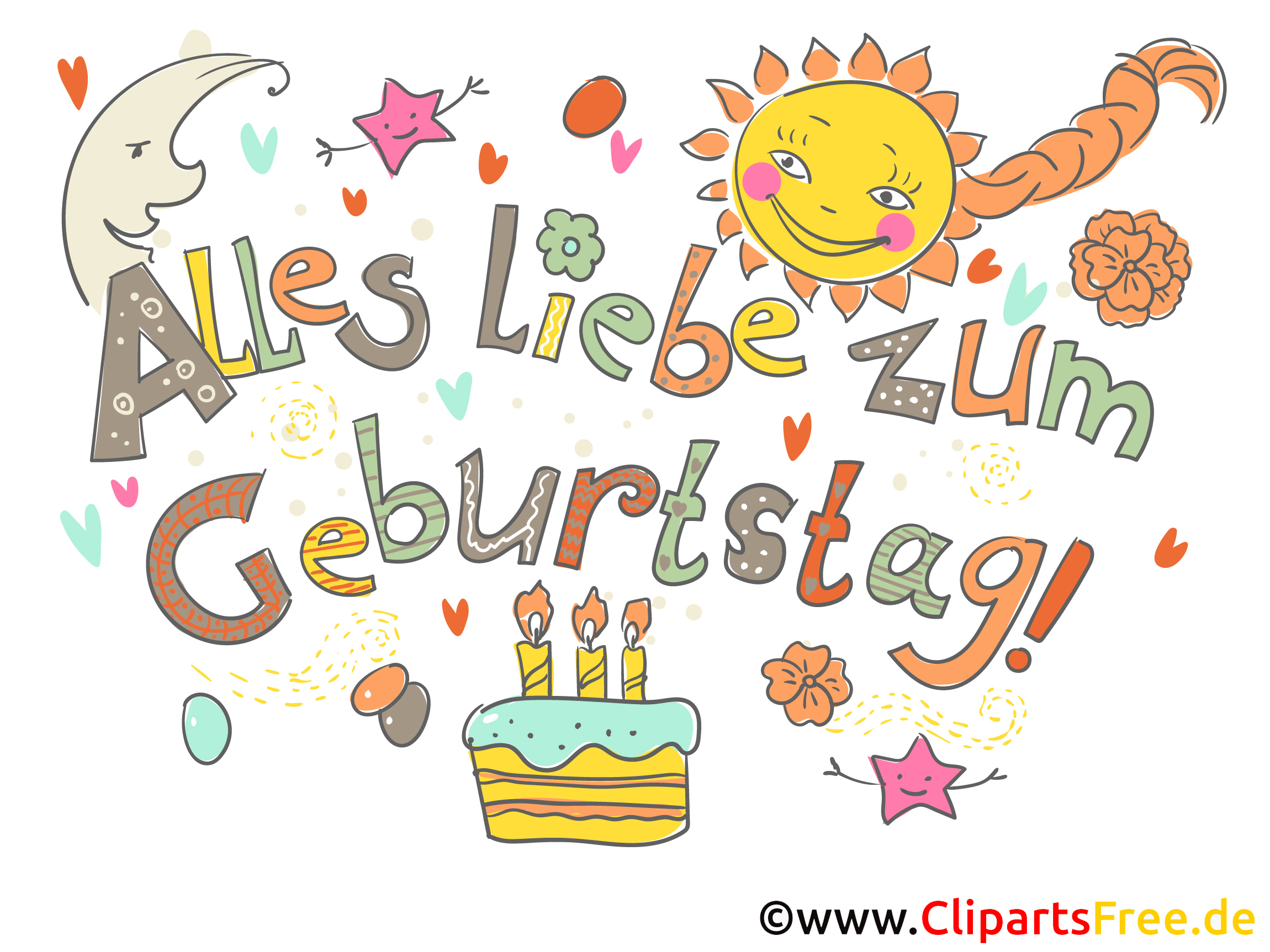 Geburtstag Cliparts kostenlos
