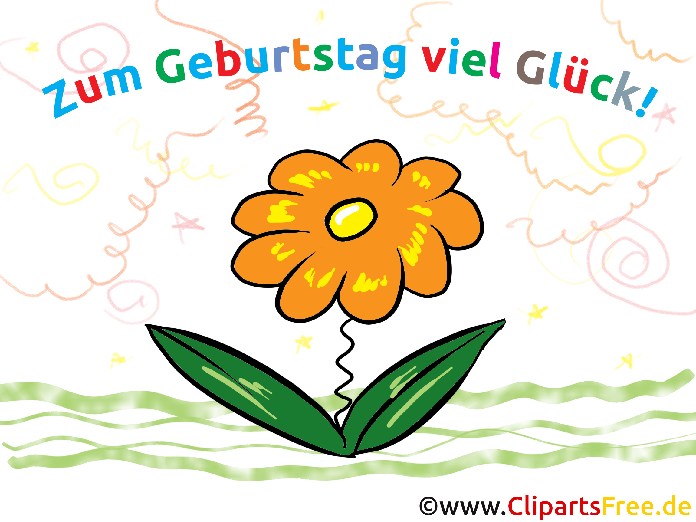 Kostenlose Cliparts Geburtstag